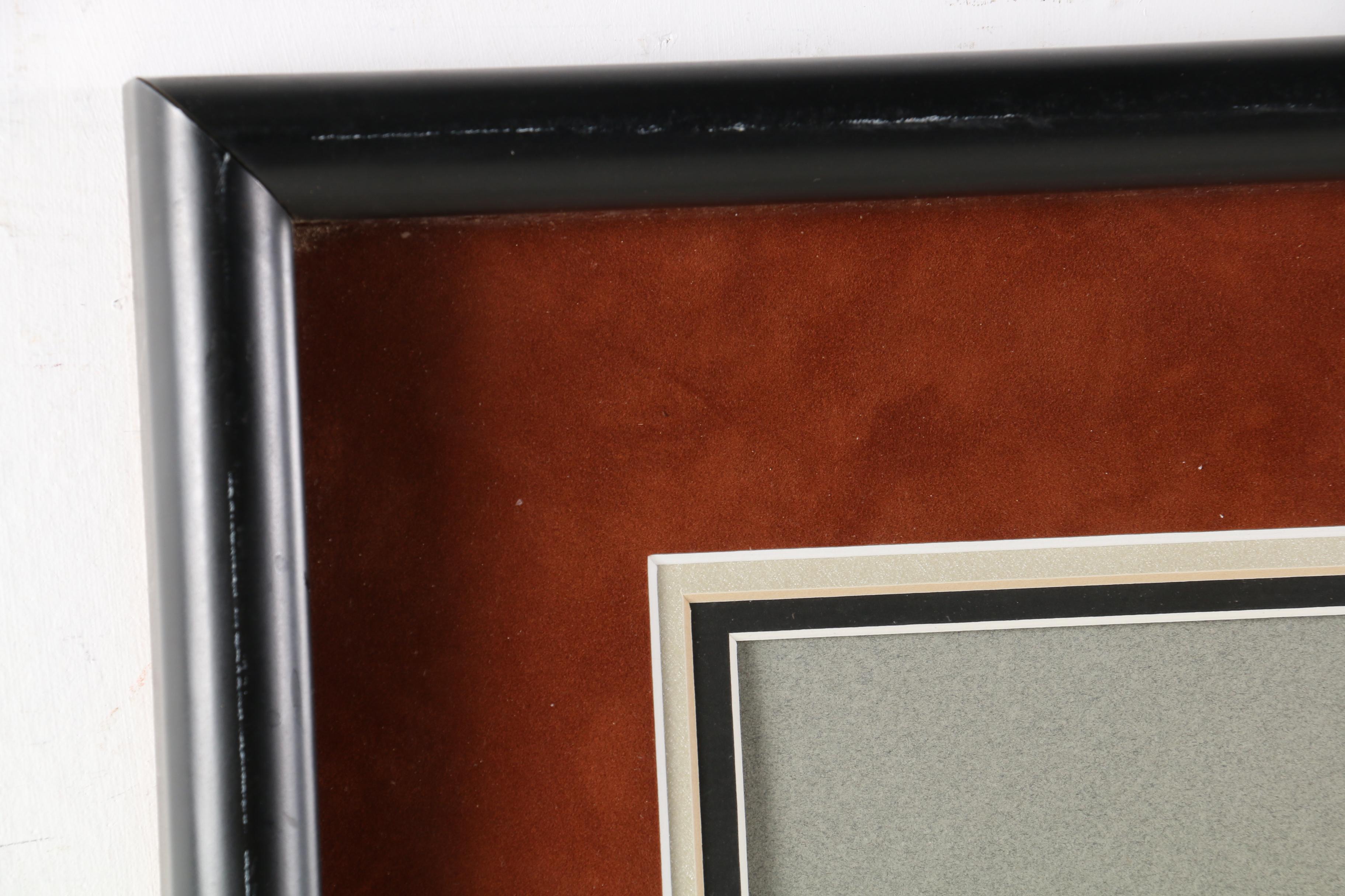 Colored Pencil Drawing and Pottery Shards of Native American Bowls