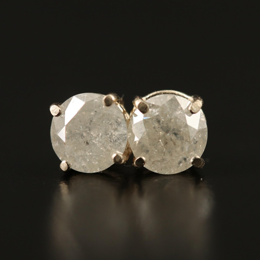 14K 1.40 CTW Diamond Stud Earrings