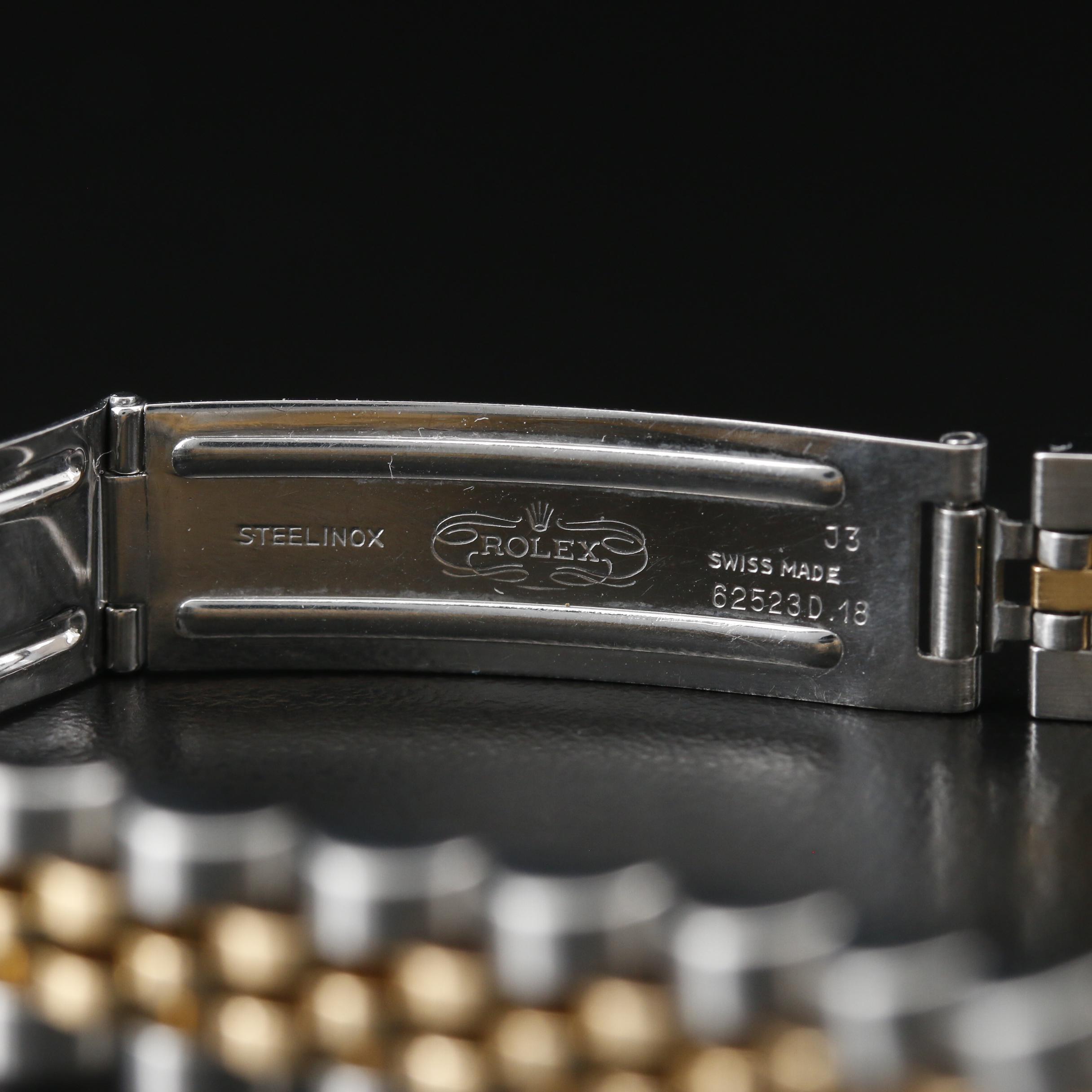 Rolex Datejust 1.39 CTW Diamond, Gold and Stainless Steel Model 69173 Watch