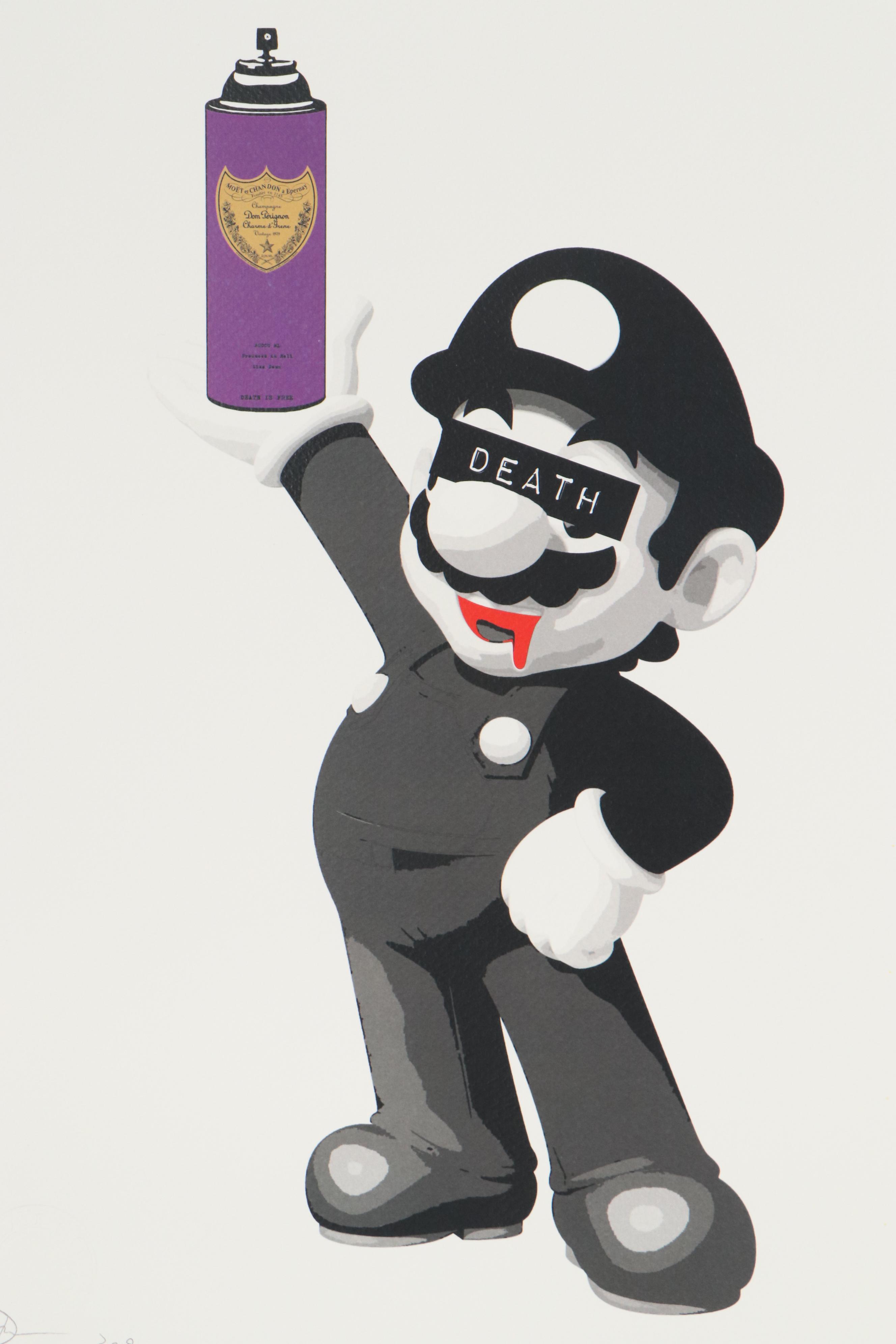 Death NYC Offset Lithograph "Mario Drunk Spray, P", 2019