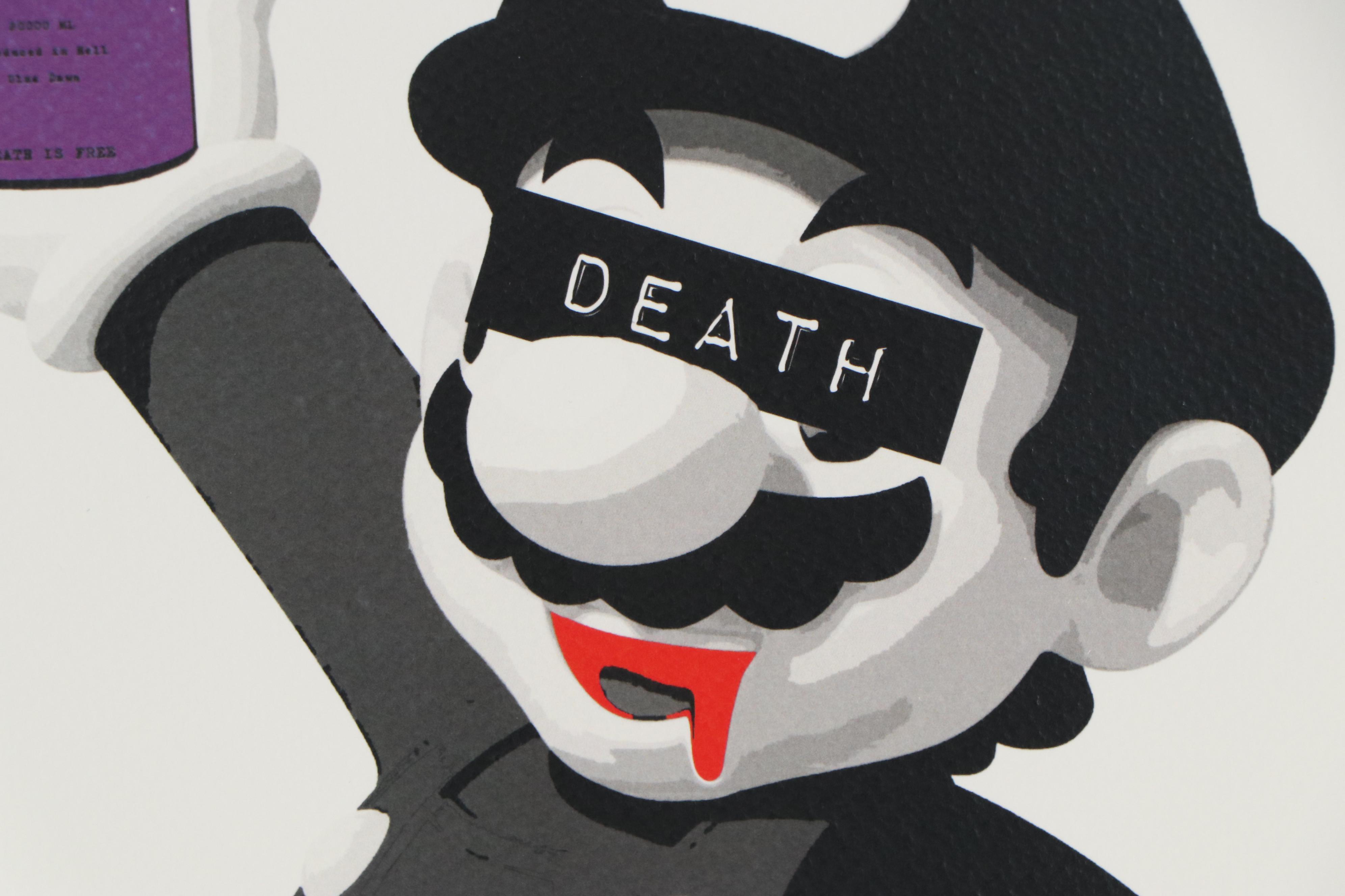 Death NYC Offset Lithograph "Mario Drunk Spray, P", 2019