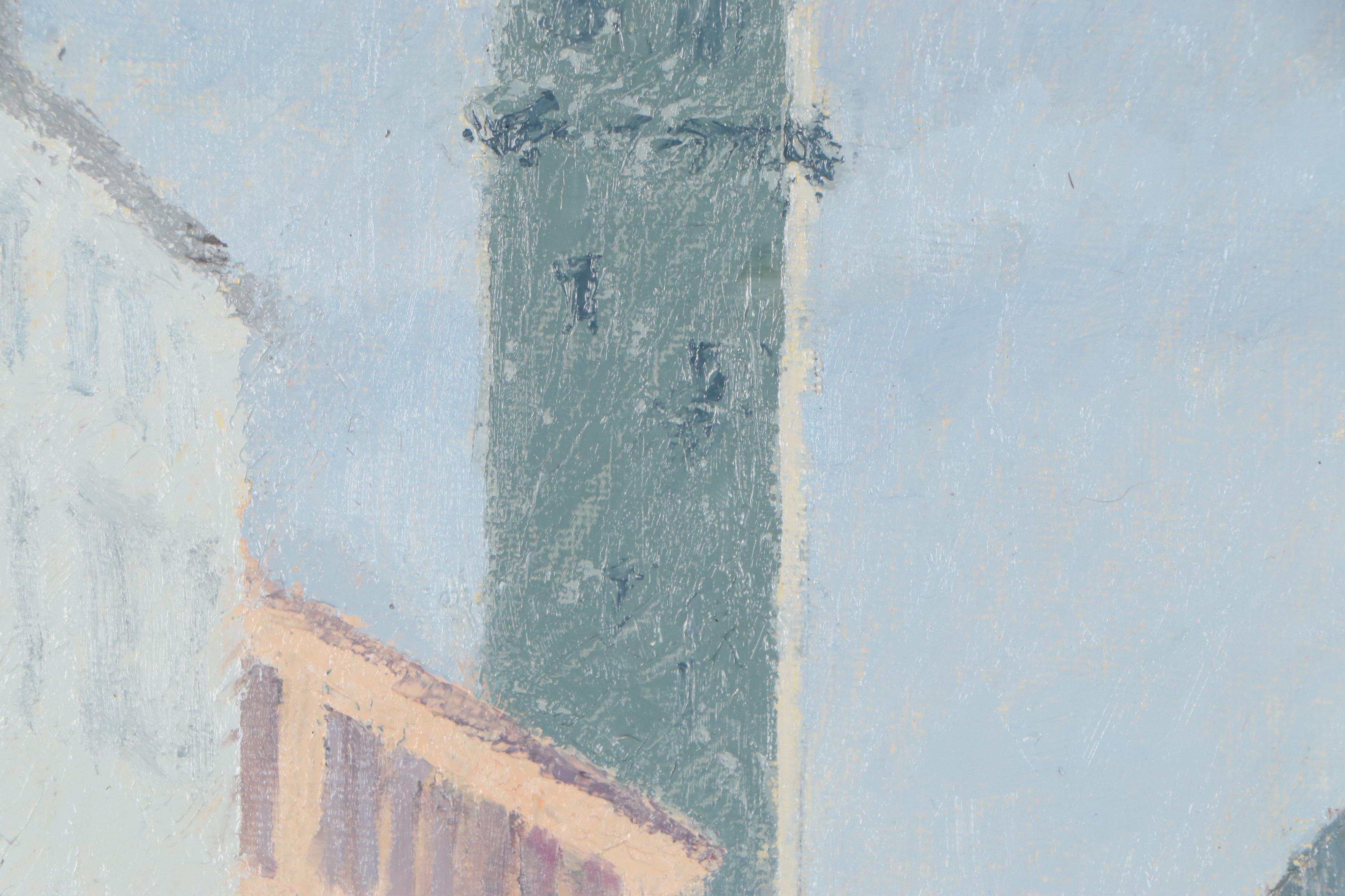 Dave Klocke Oil Painting of Venetian Street View, 21st Century