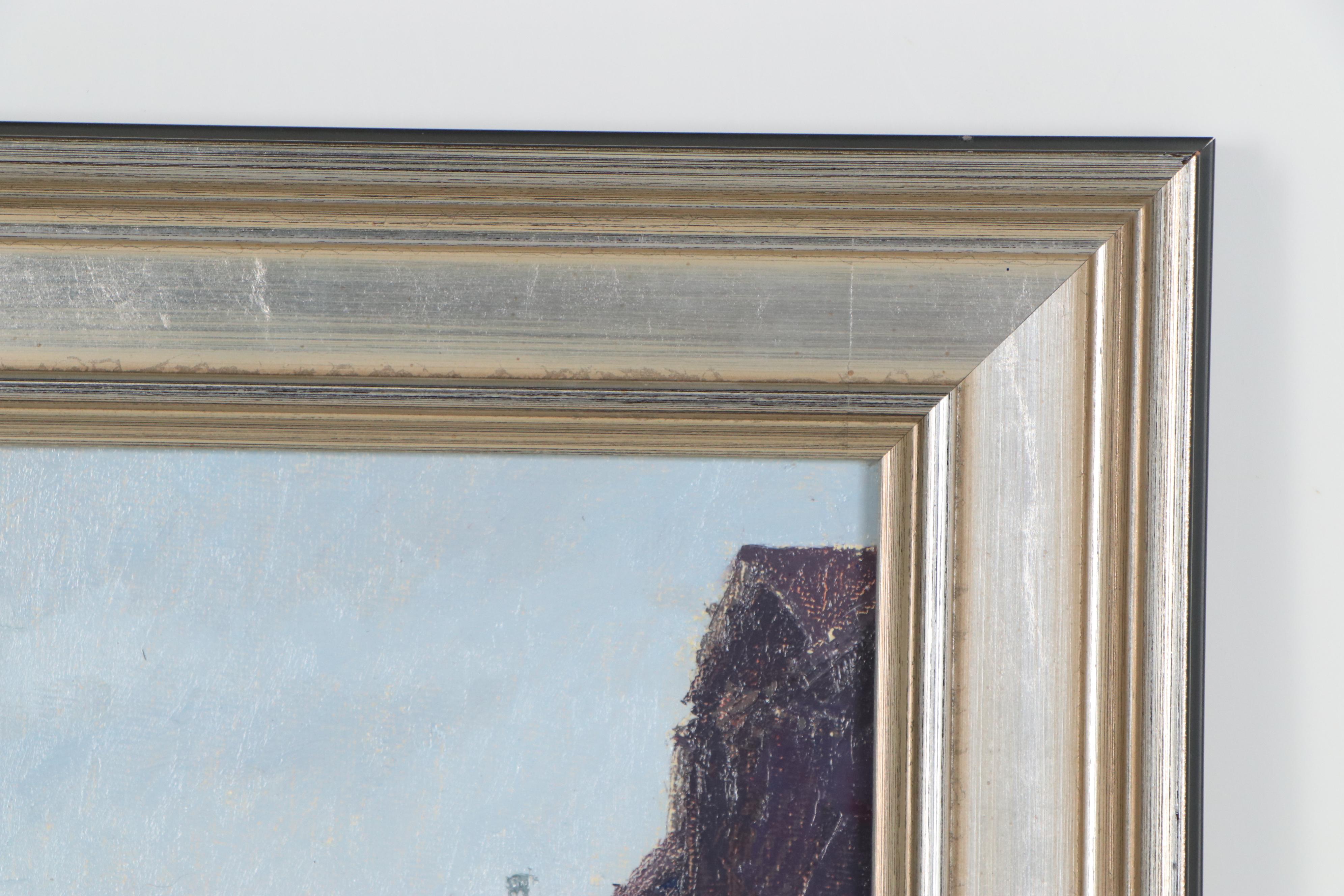 Dave Klocke Oil Painting of Venetian Street View, 21st Century