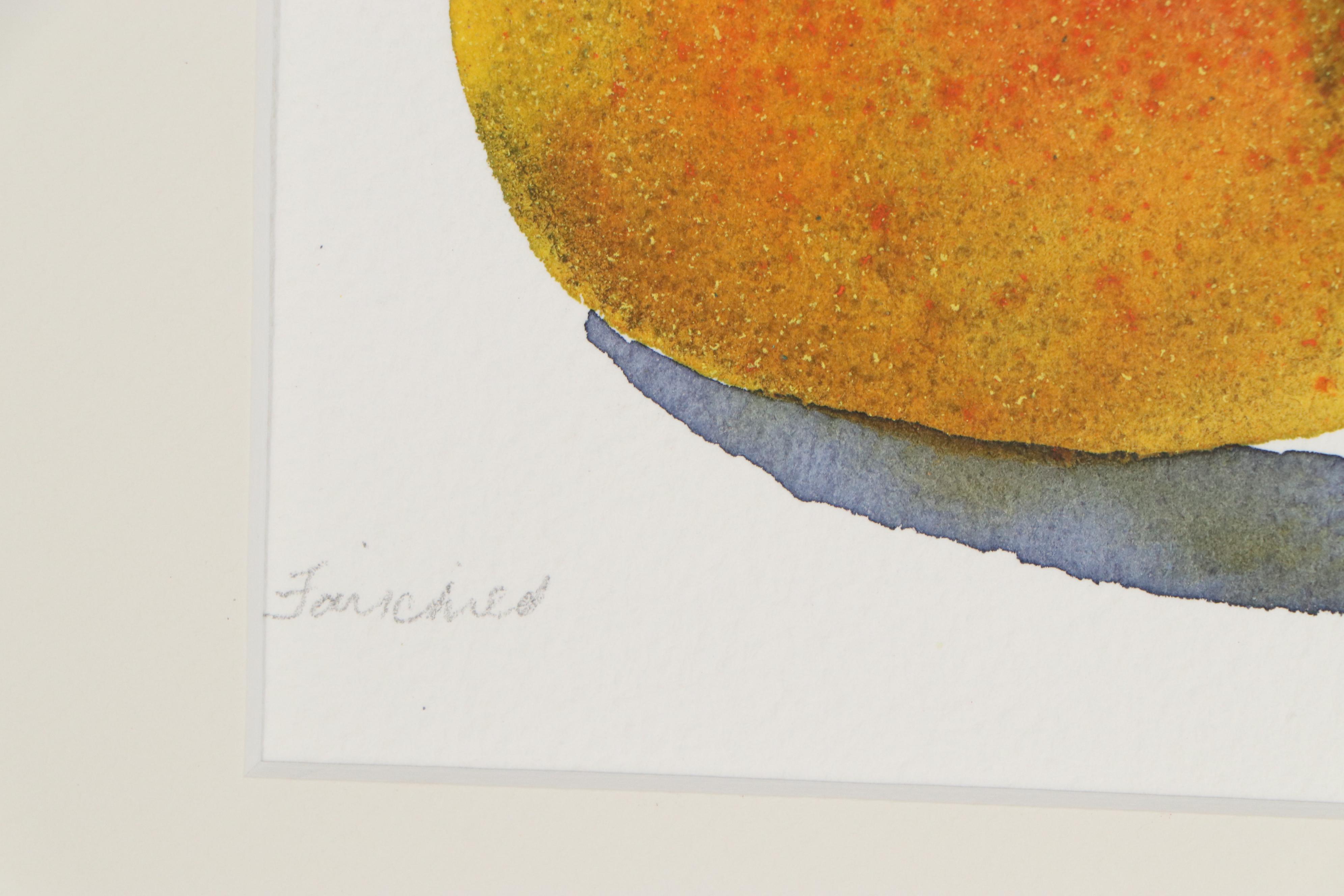 Beth-Anne Fairchild Watercolor Paintings of Pears, 21st Century