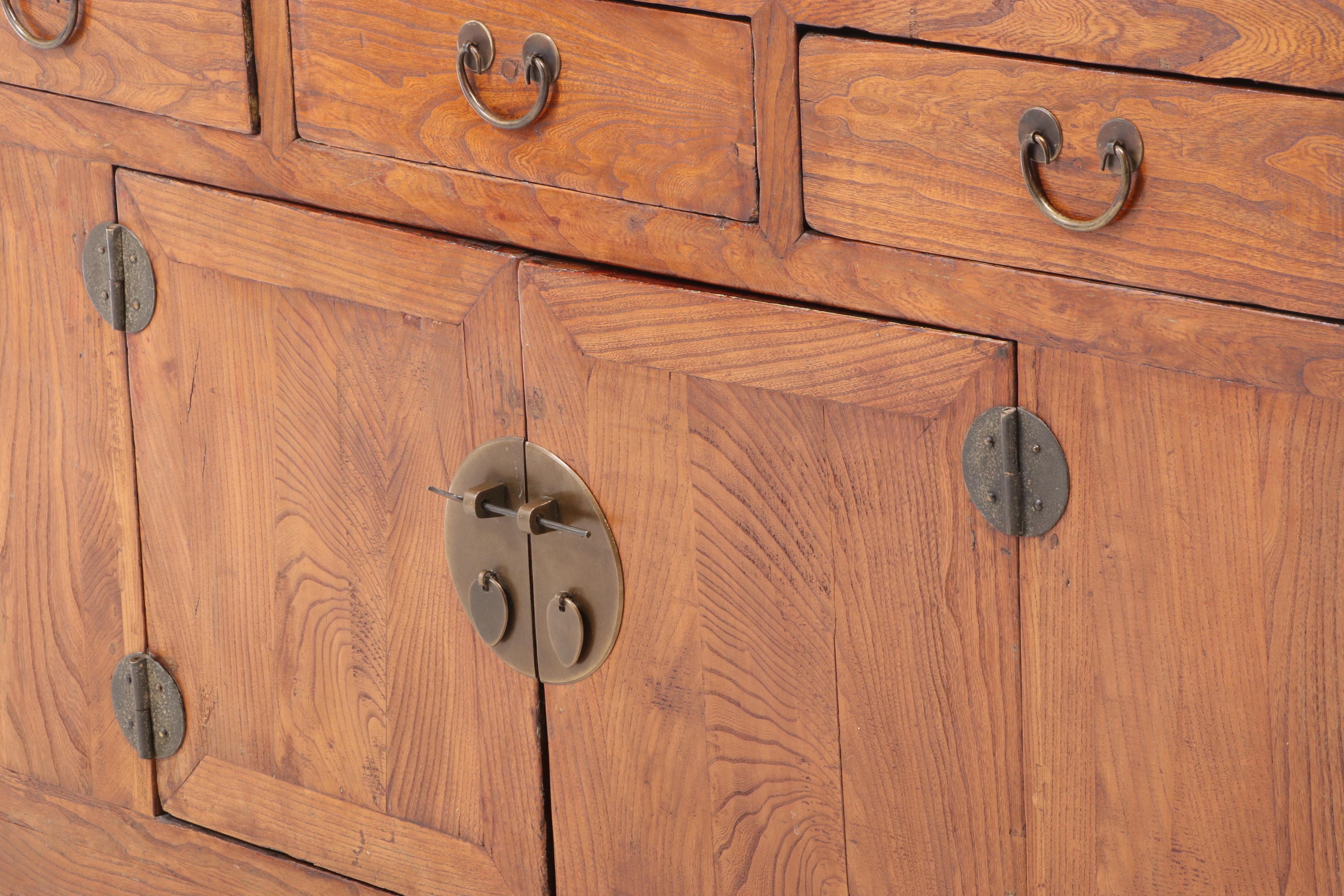 Chinese Elm Cabinet, Late 19th Century