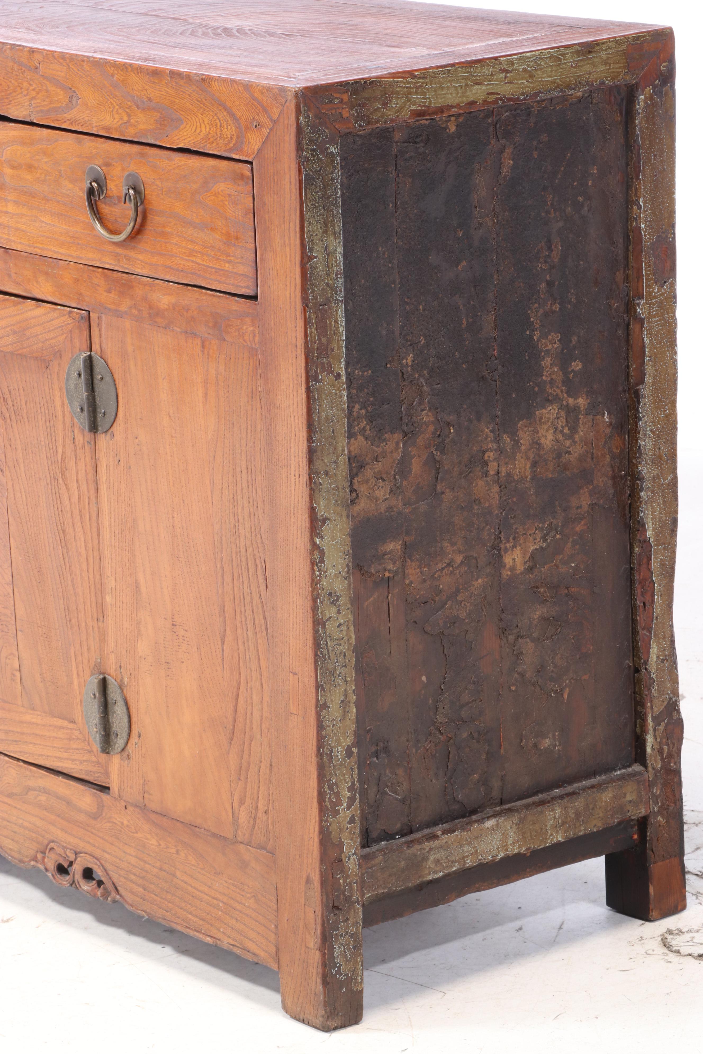 Chinese Elm Cabinet, Late 19th Century
