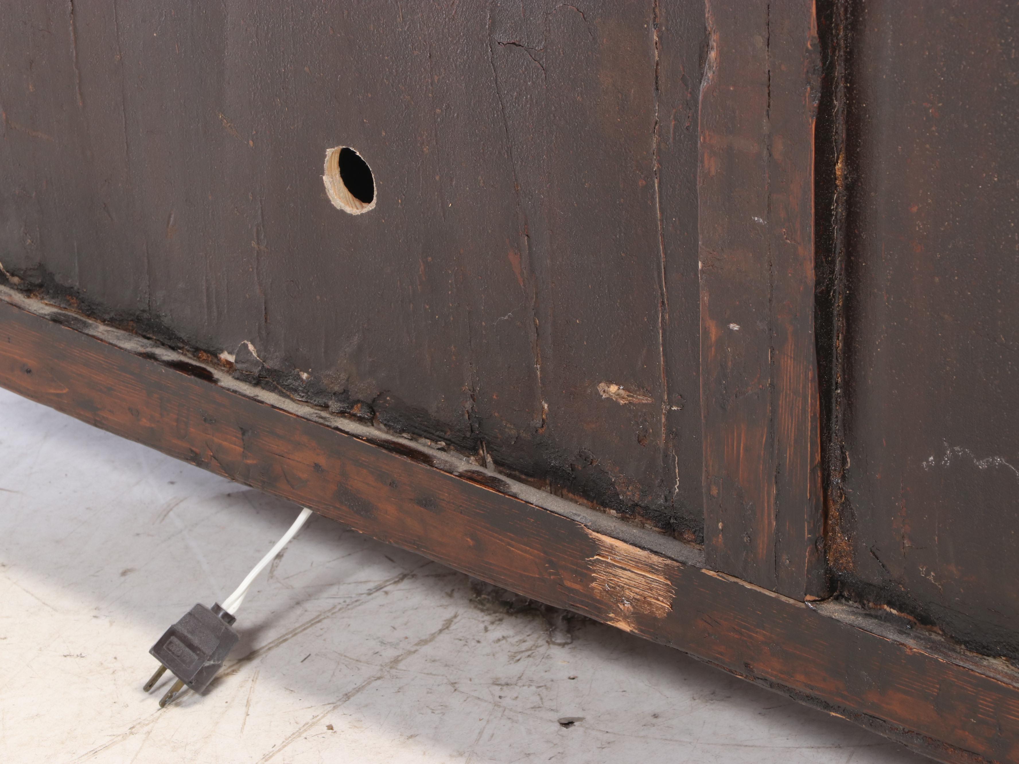 Chinese Elm Cabinet, Late 19th Century