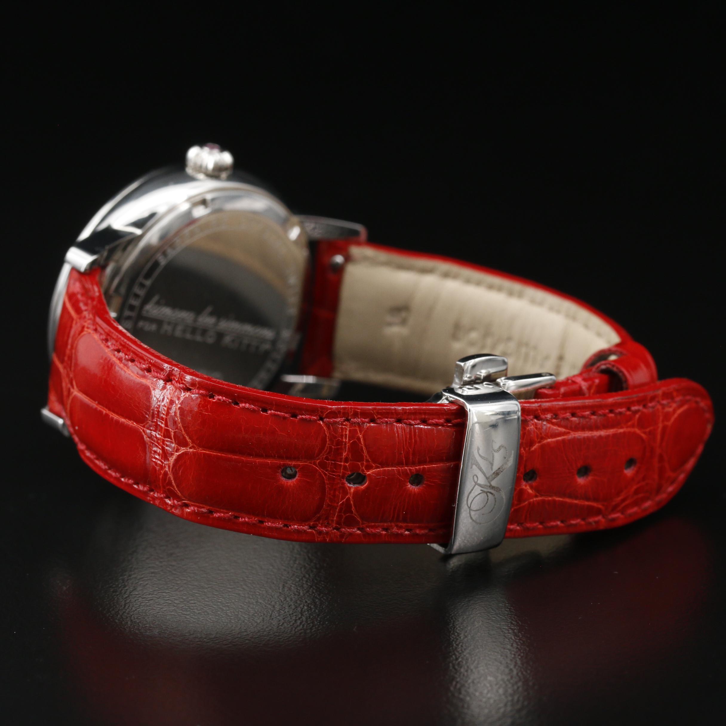 Kimora Lee Simmons For Hello Kitty Stainless Steel and 1.07 CTW Diamond Watch