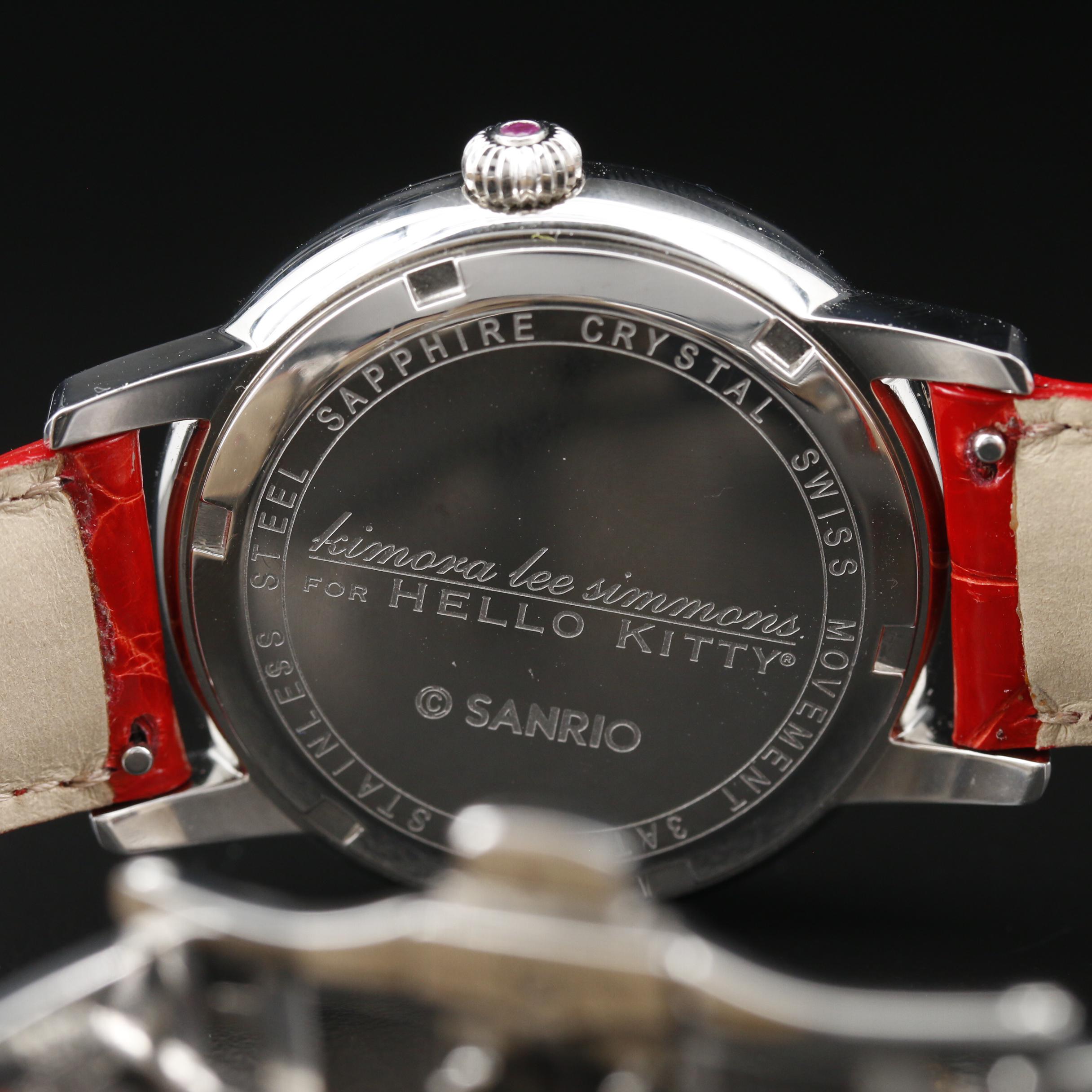 Kimora Lee Simmons For Hello Kitty Stainless Steel and 1.07 CTW Diamond Watch