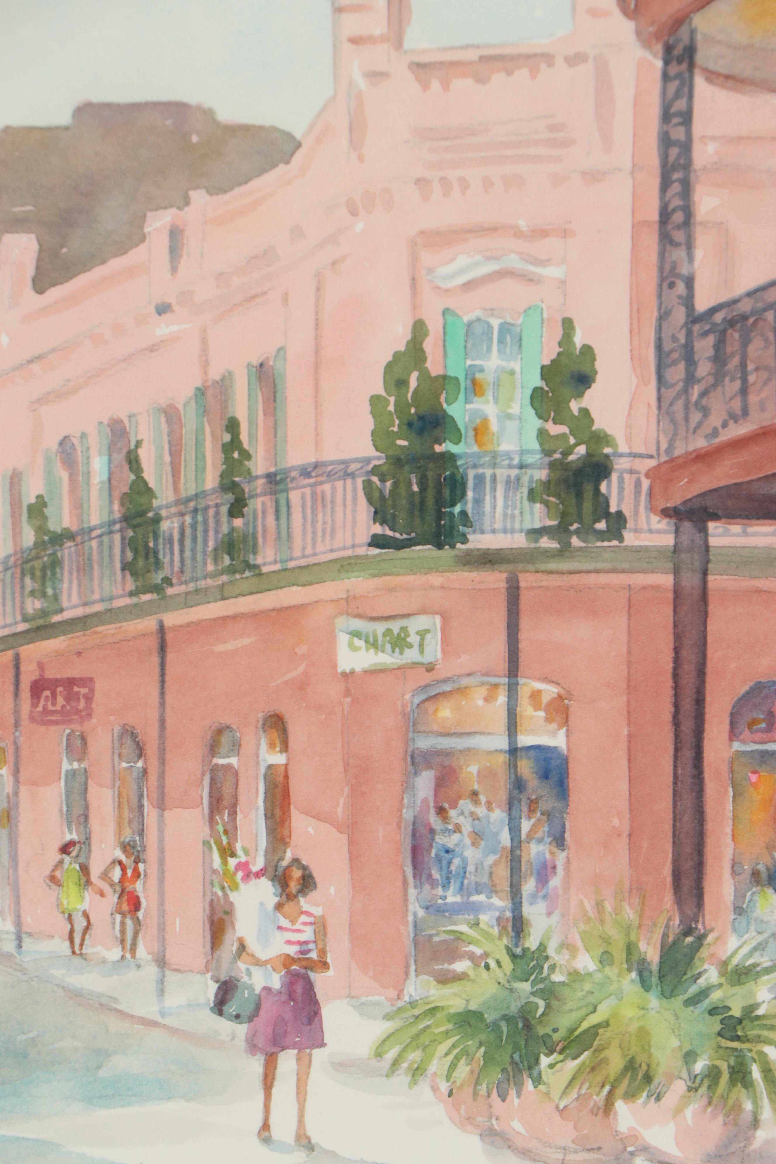 Martha Guthrie Watercolor Painting "New Orleans"
