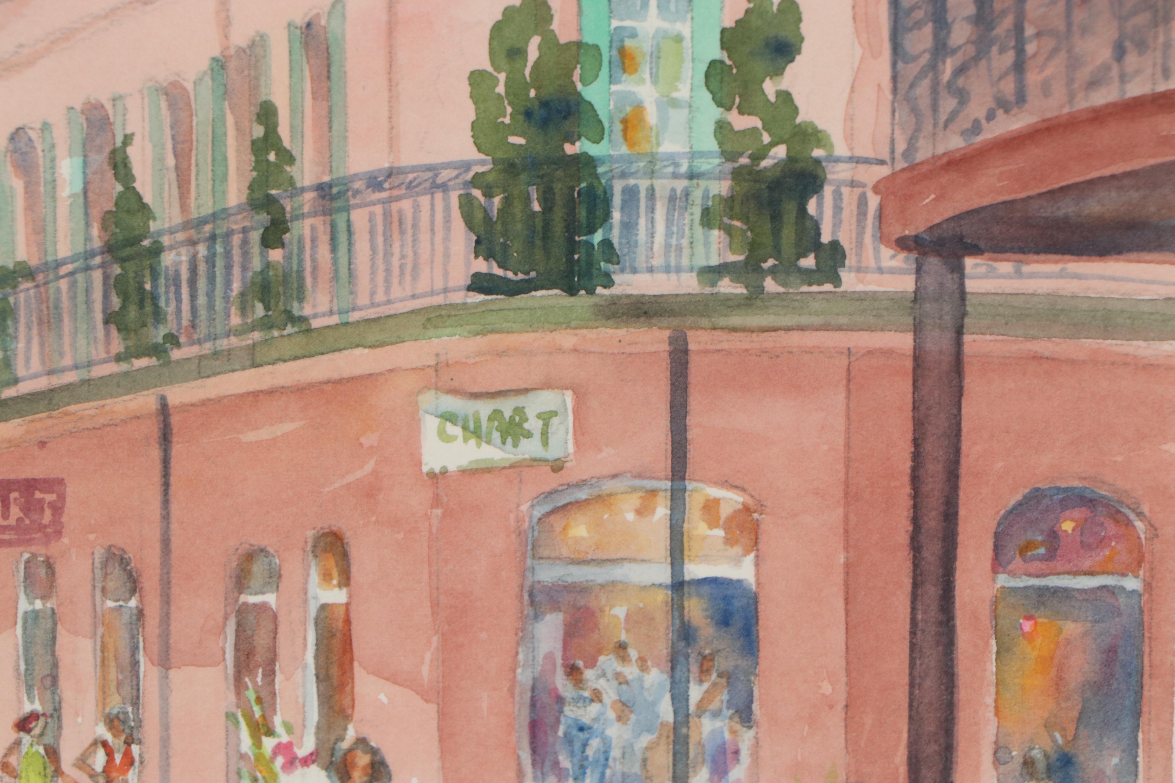 Martha Guthrie Watercolor Painting "New Orleans"
