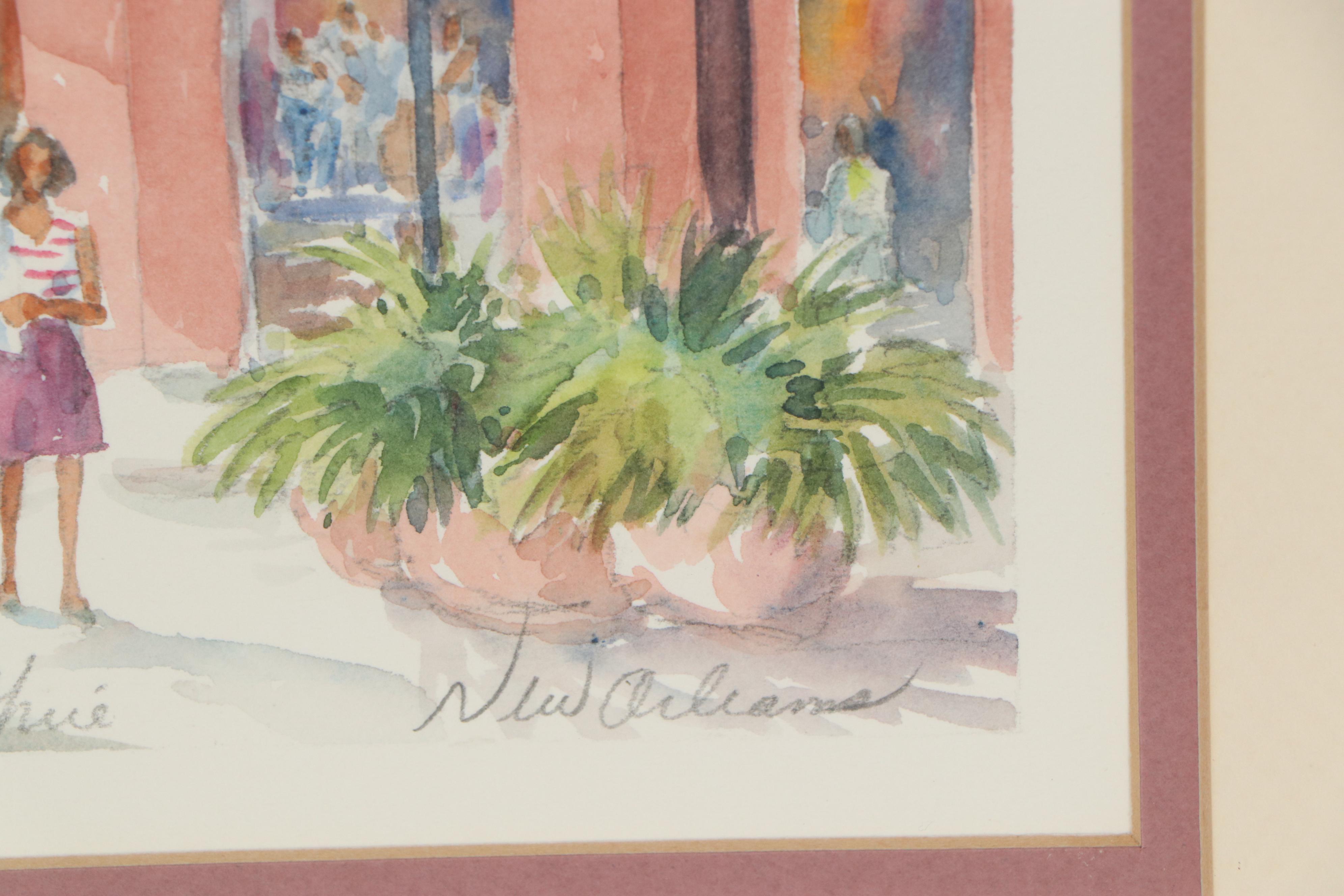 Martha Guthrie Watercolor Painting "New Orleans"