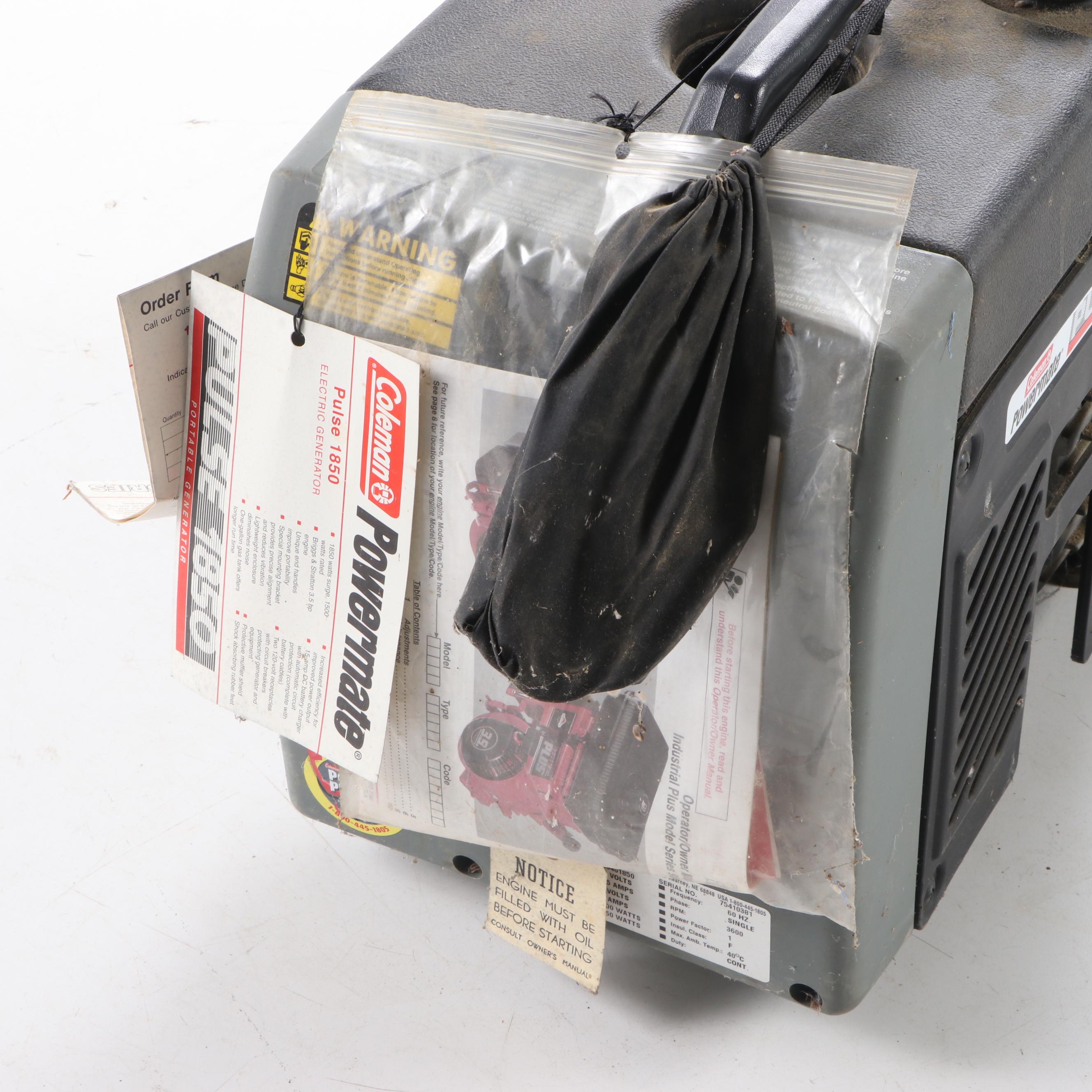 Coleman Powermate Pulse 1850 Portable Electric Generator