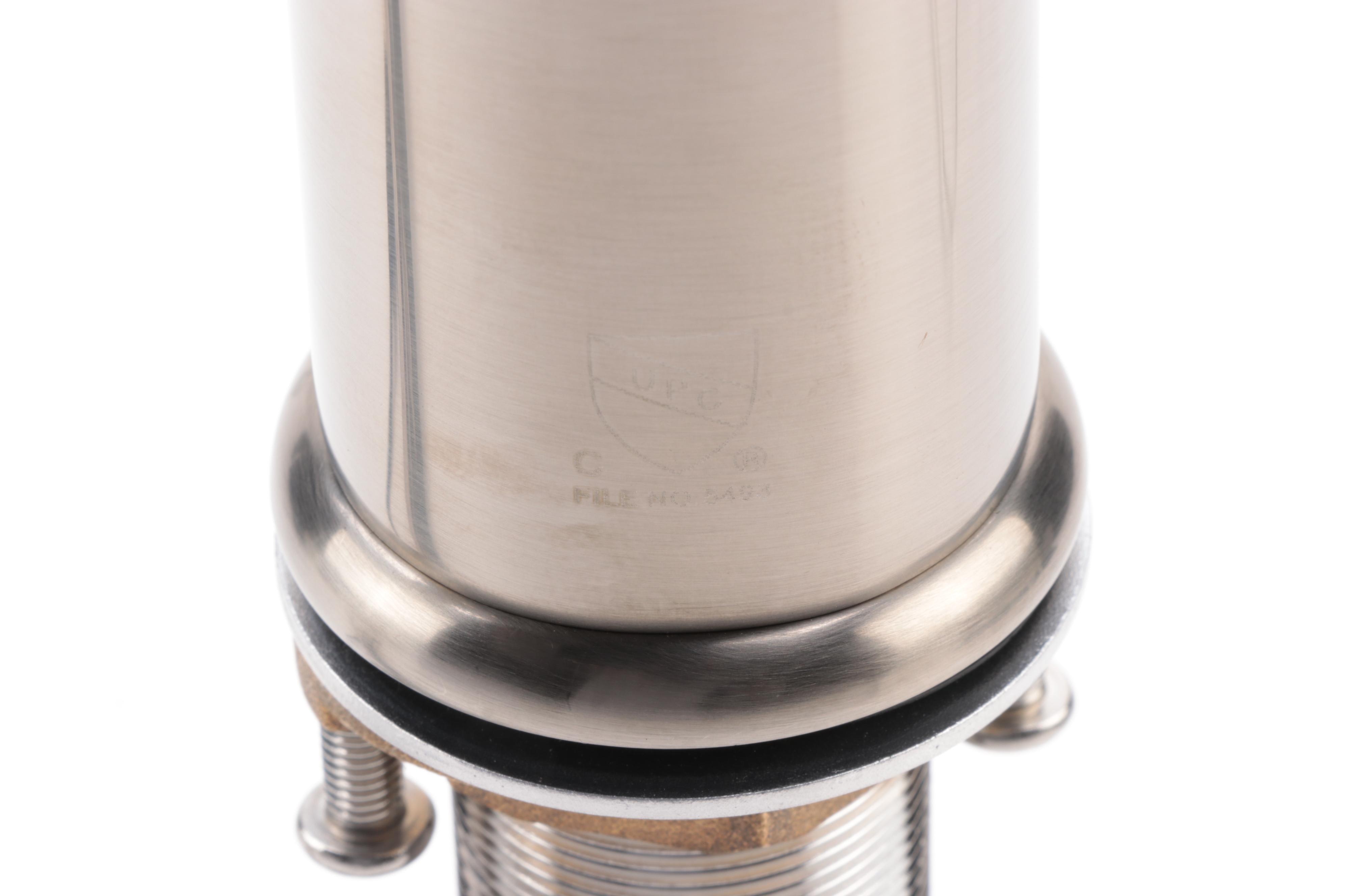 Mullinax Single Hole Touchless Brushed Nickel Kitchen Faucet