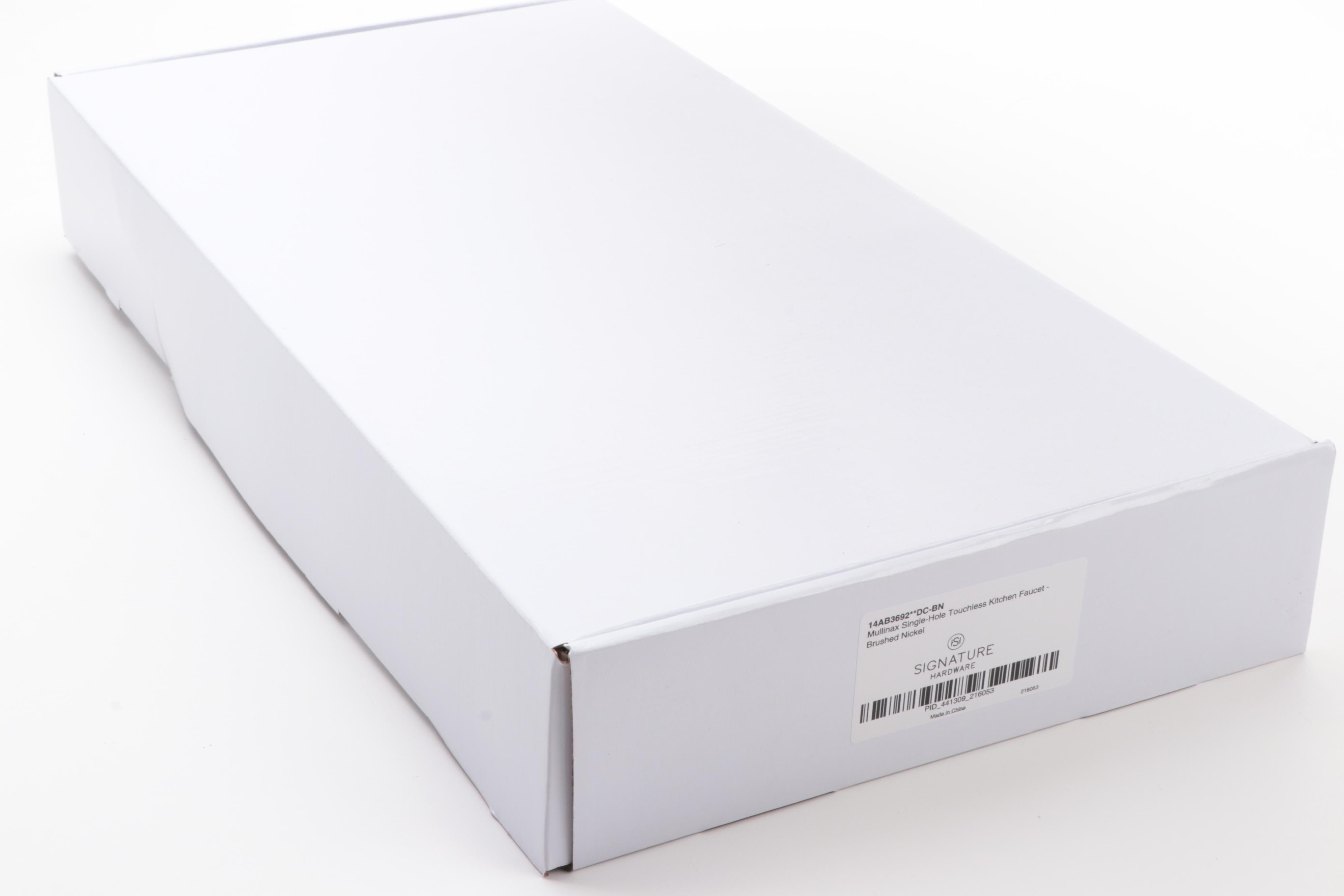 Mullinax Single Hole Touchless Brushed Nickel Kitchen Faucet