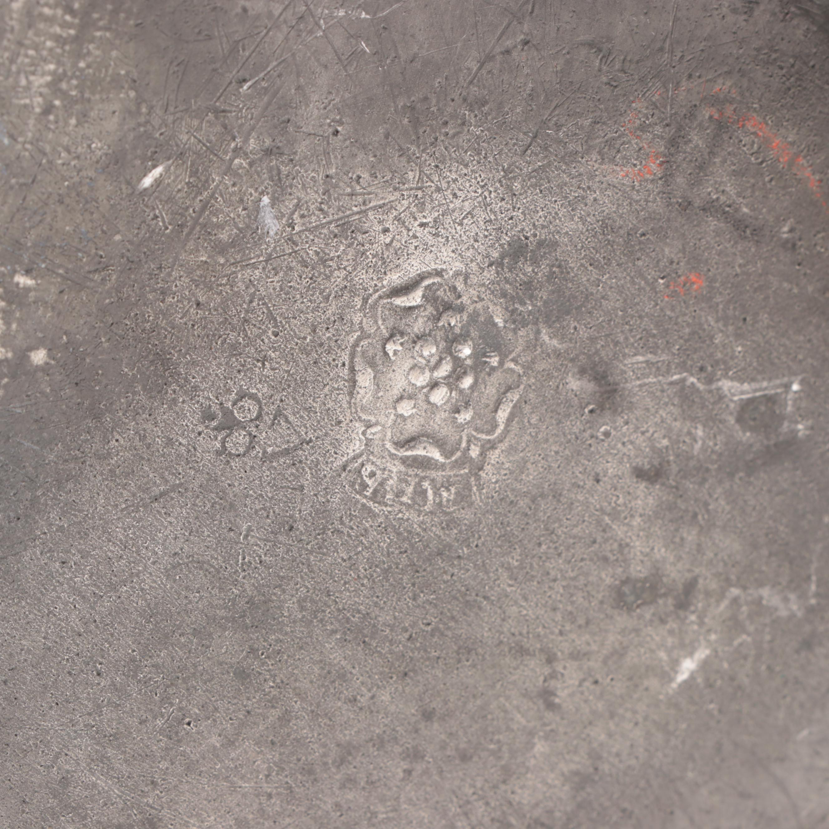 Pewter Trophy Tankard, Quart Stein, and Footed Bowl, Late 19th/Early 20th C.