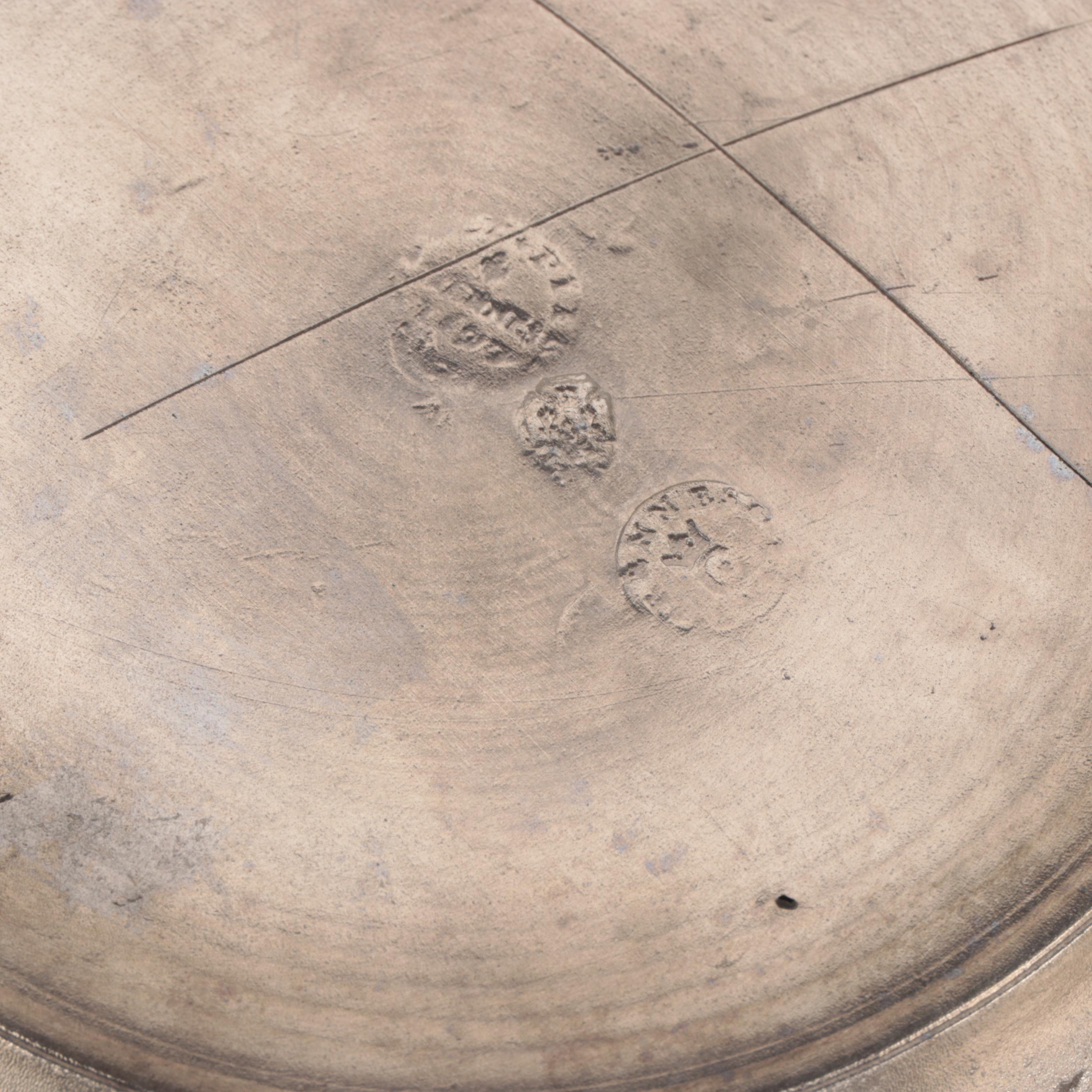 James Dixon and Son Pewter Creamer and Sugar with Other Pewter Kitchenware