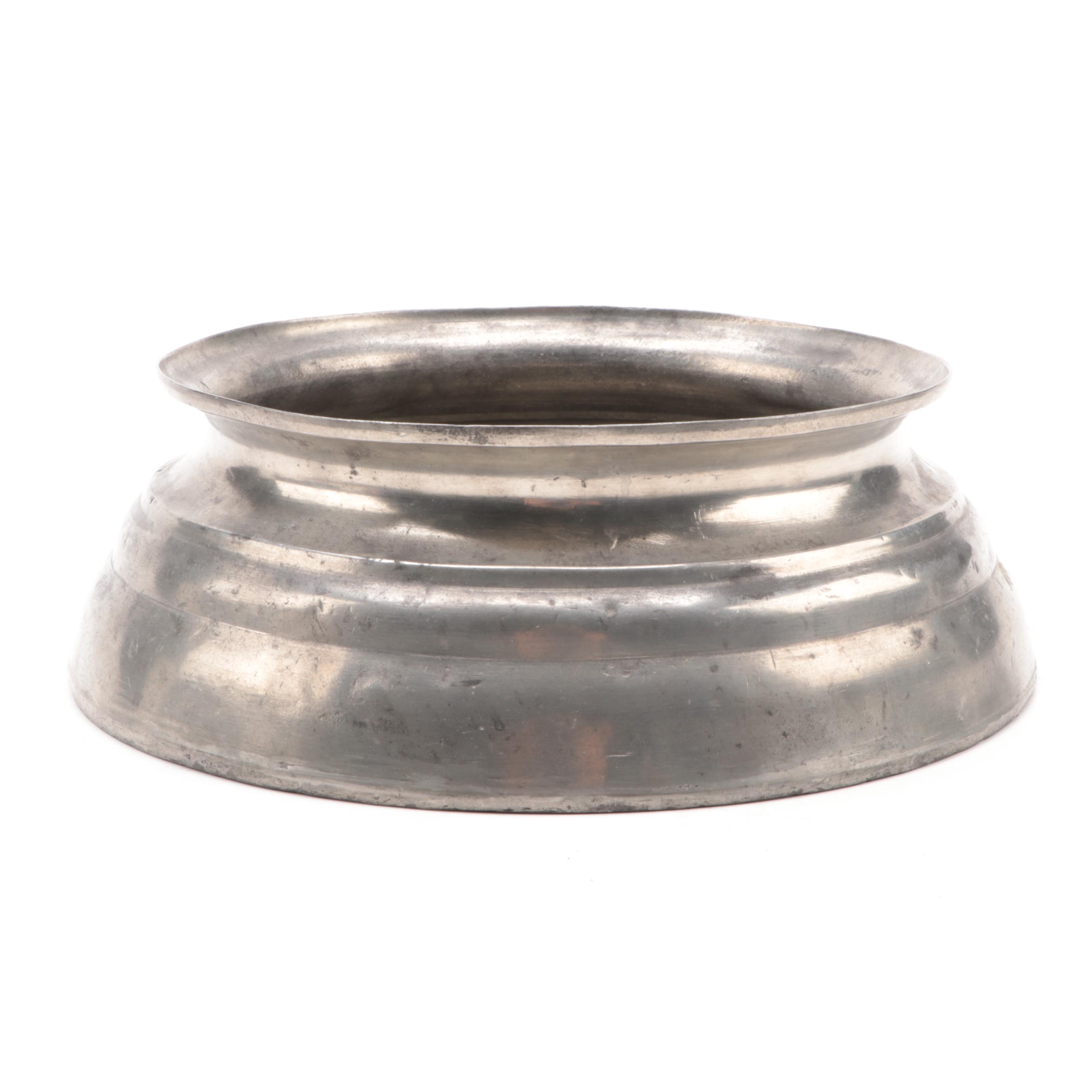 James Dixon and Son Pewter Creamer and Sugar with Other Pewter Kitchenware