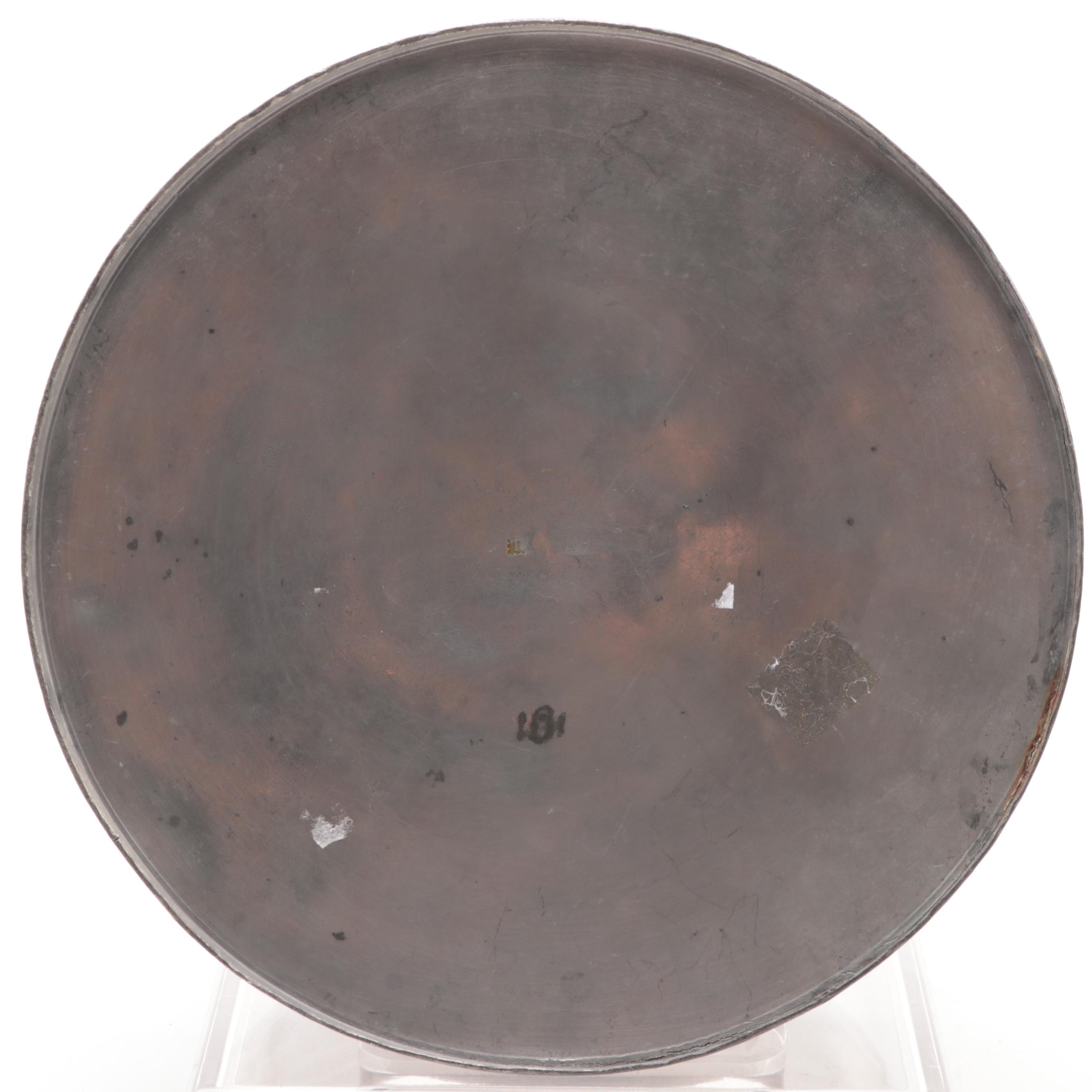 James Dixon and Son Pewter Creamer and Sugar with Other Pewter Kitchenware