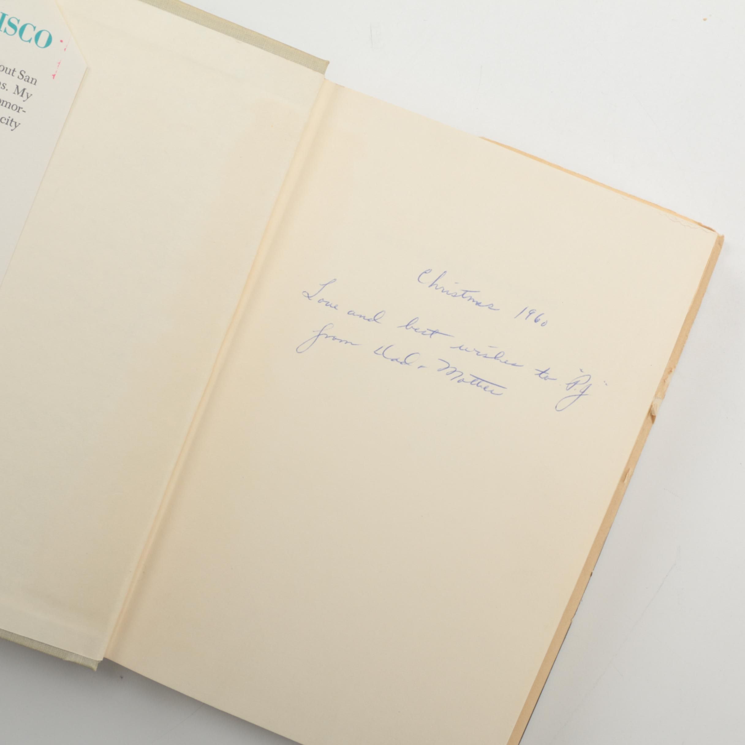 San Francisco Theme Book Collection Including First Editions