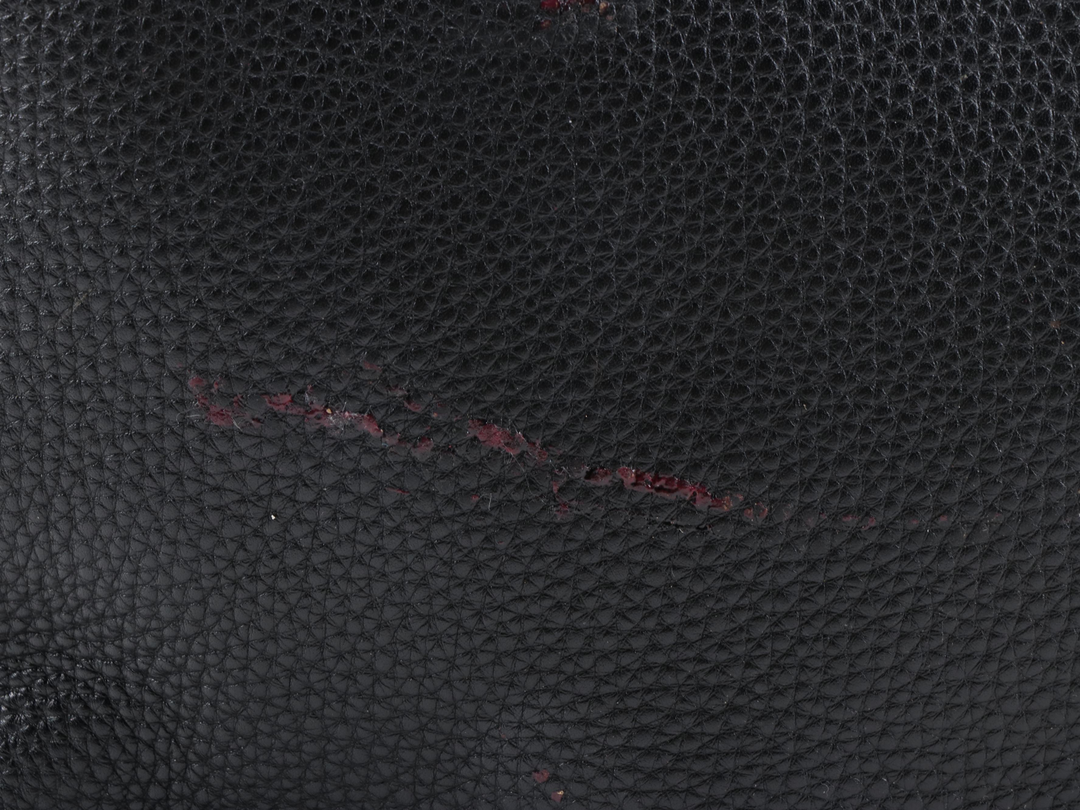 Prada Black Vitello Daino Leather Two-Way Tote