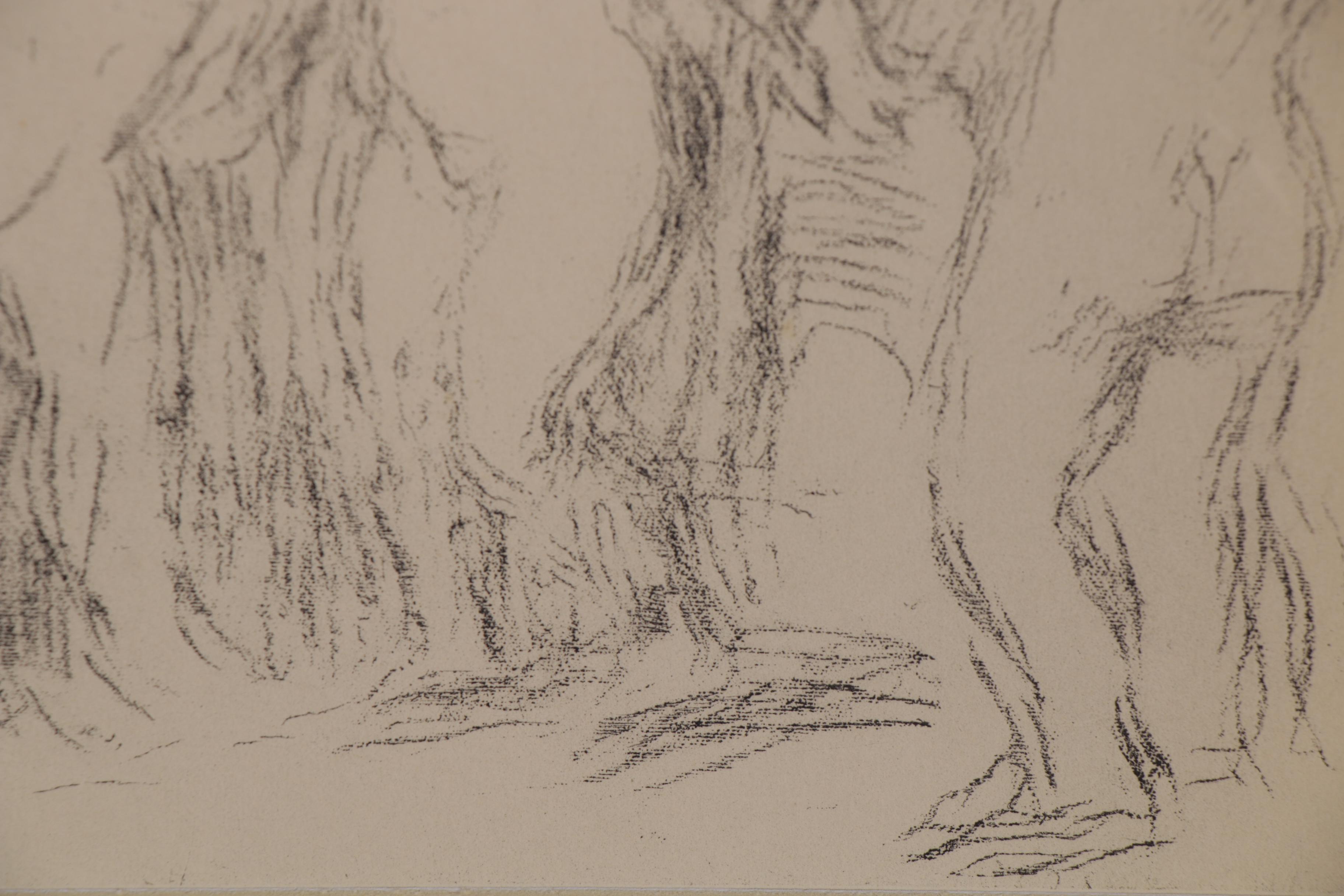 Heliogravure after Pierre-Auguste Renoir "Les Baigneuses (Women Bathing)"