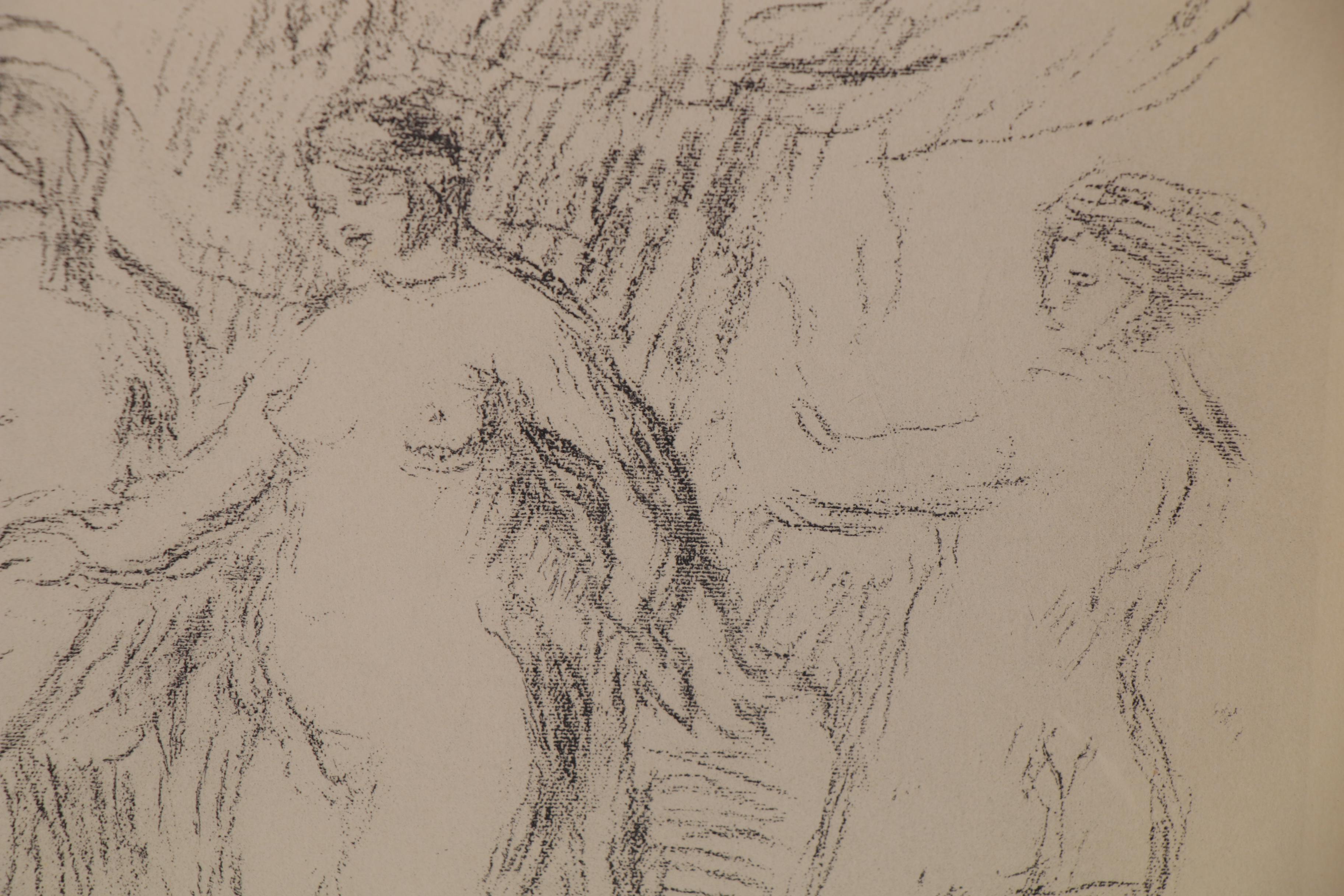 Heliogravure after Pierre-Auguste Renoir "Les Baigneuses (Women Bathing)"