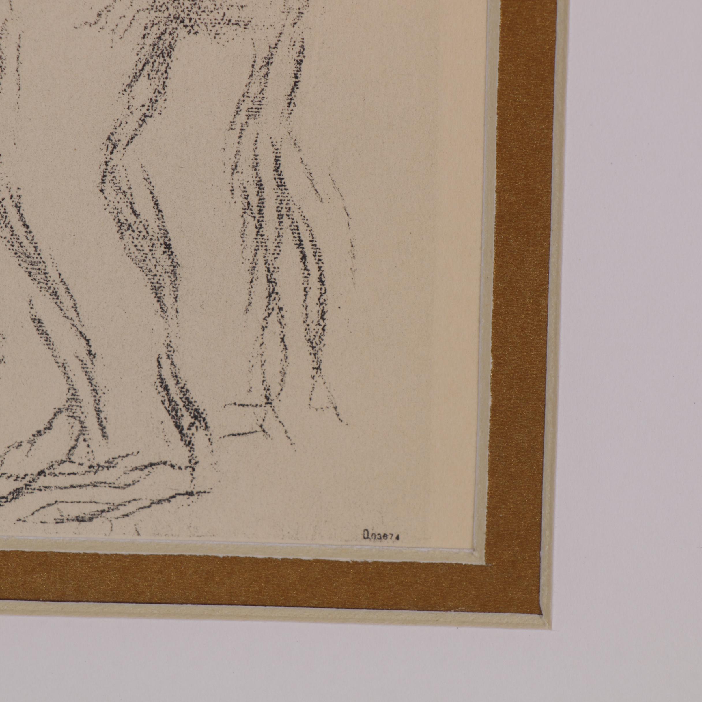 Heliogravure after Pierre-Auguste Renoir "Les Baigneuses (Women Bathing)"