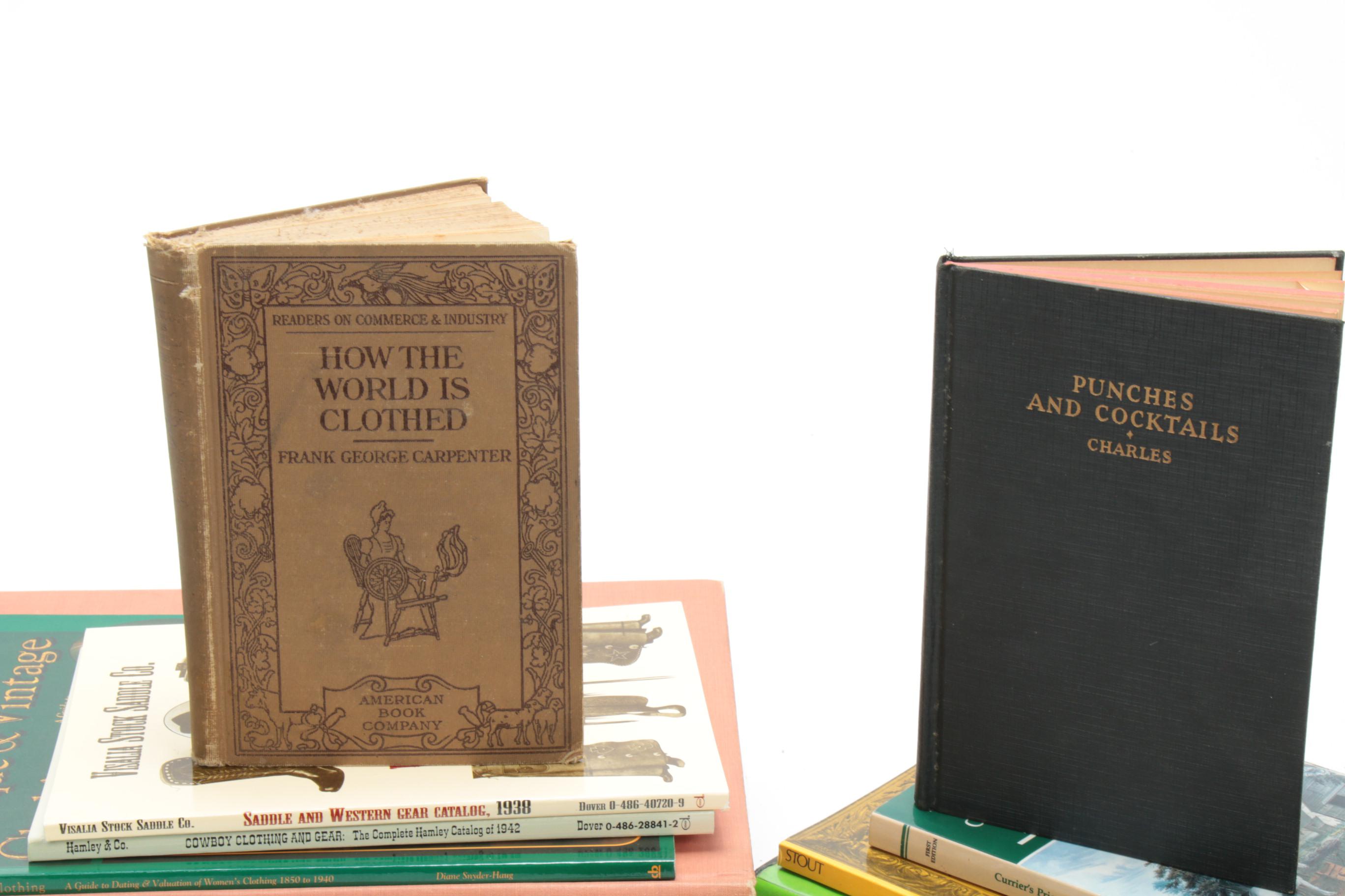 Fashion, Interior Design, and Art Collecting Books, 20th Century