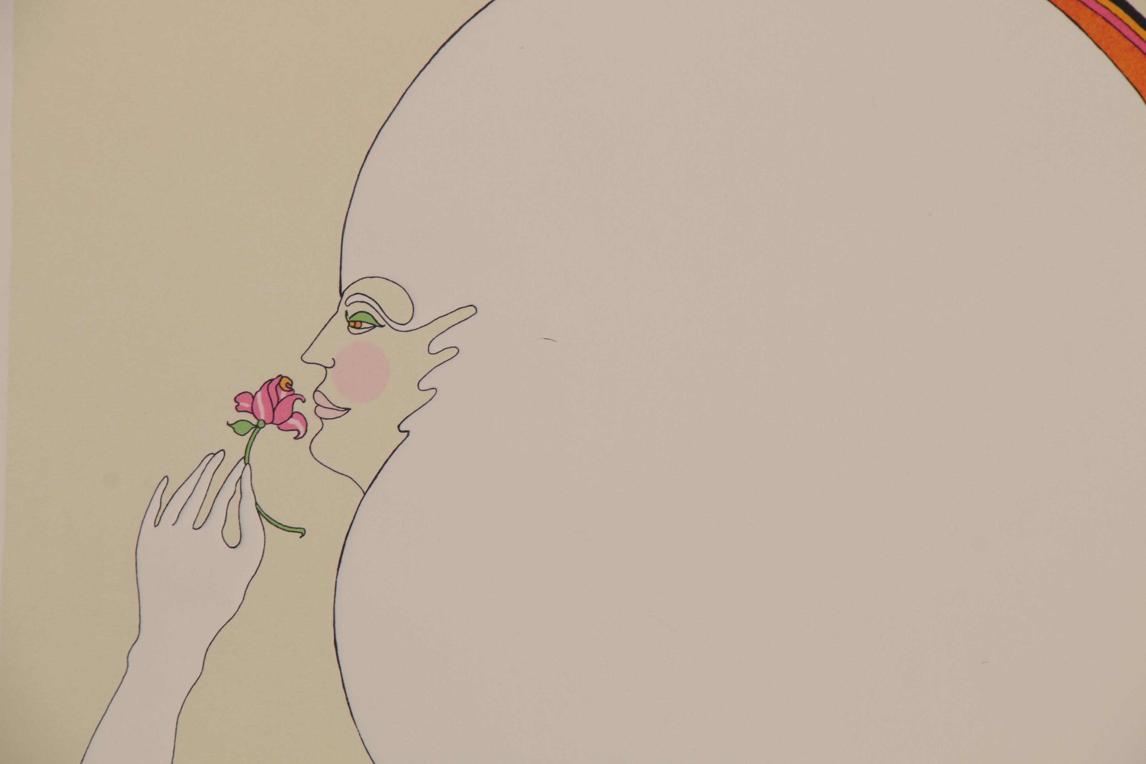 Burt Groedel Embossed Lithograph "Lady Worthington's Bird," Late 20th Century