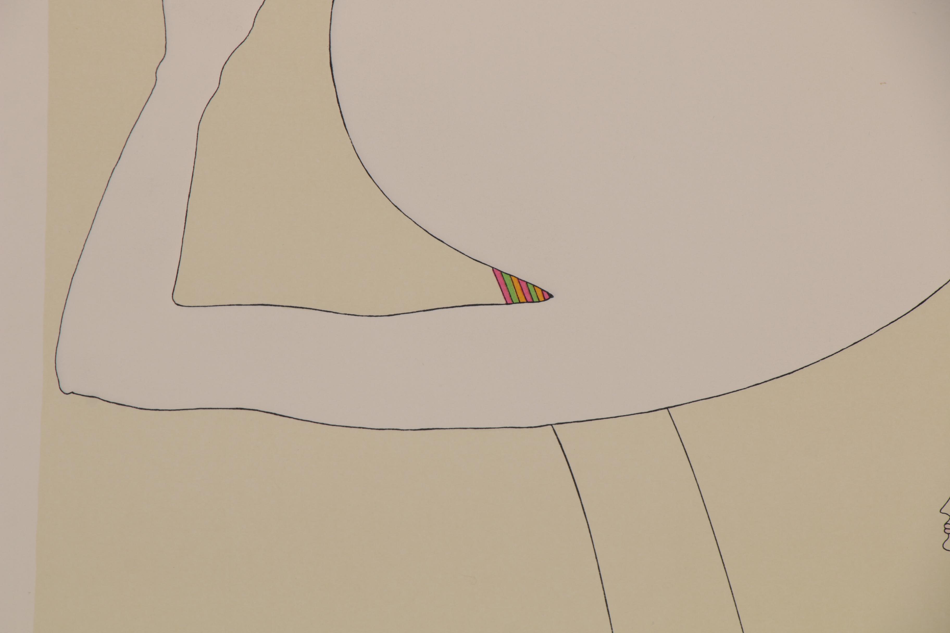 Burt Groedel Embossed Lithograph "Lady Worthington's Bird," Late 20th Century