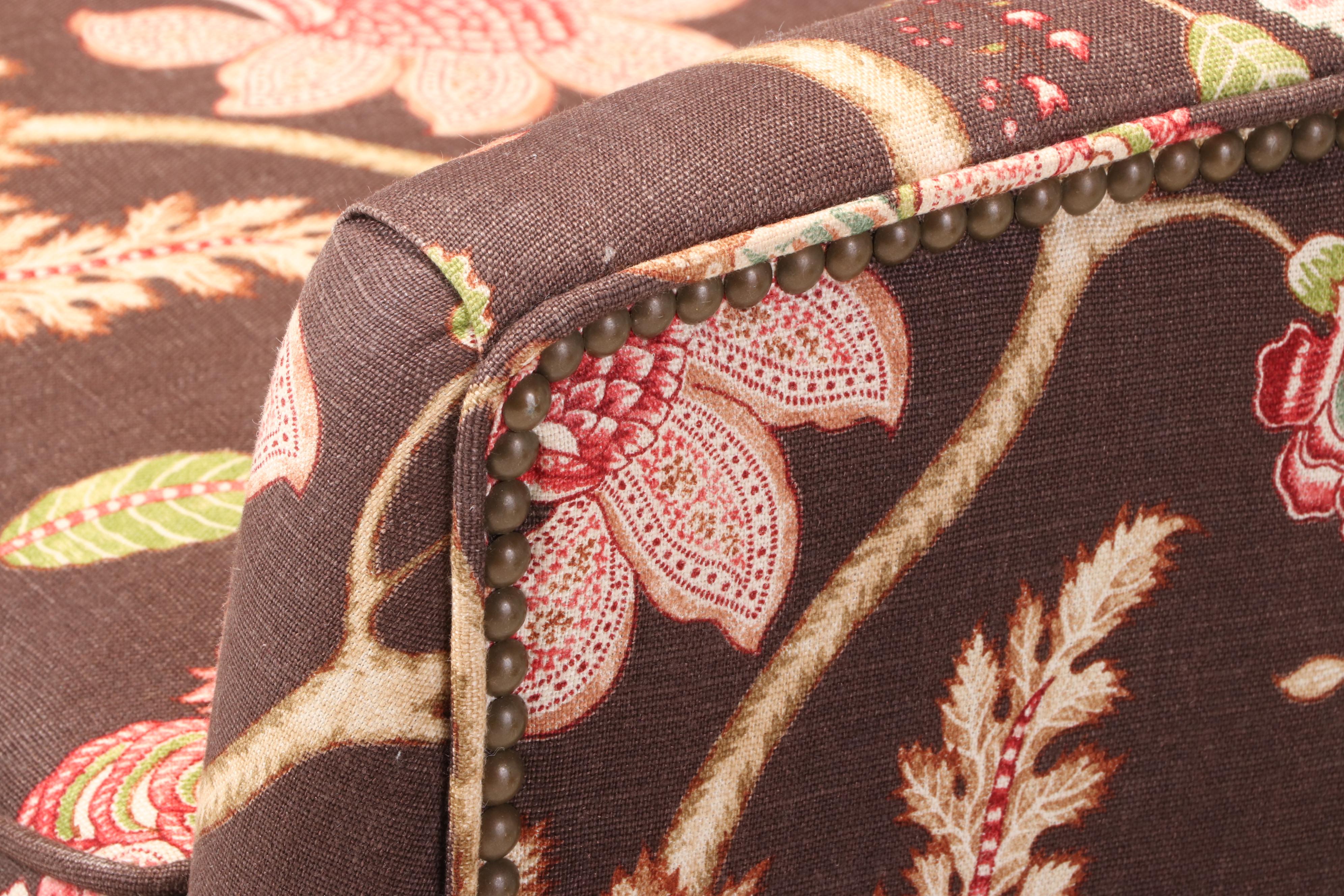 Sam Moore Contemporary Upholstered Wingback Chair