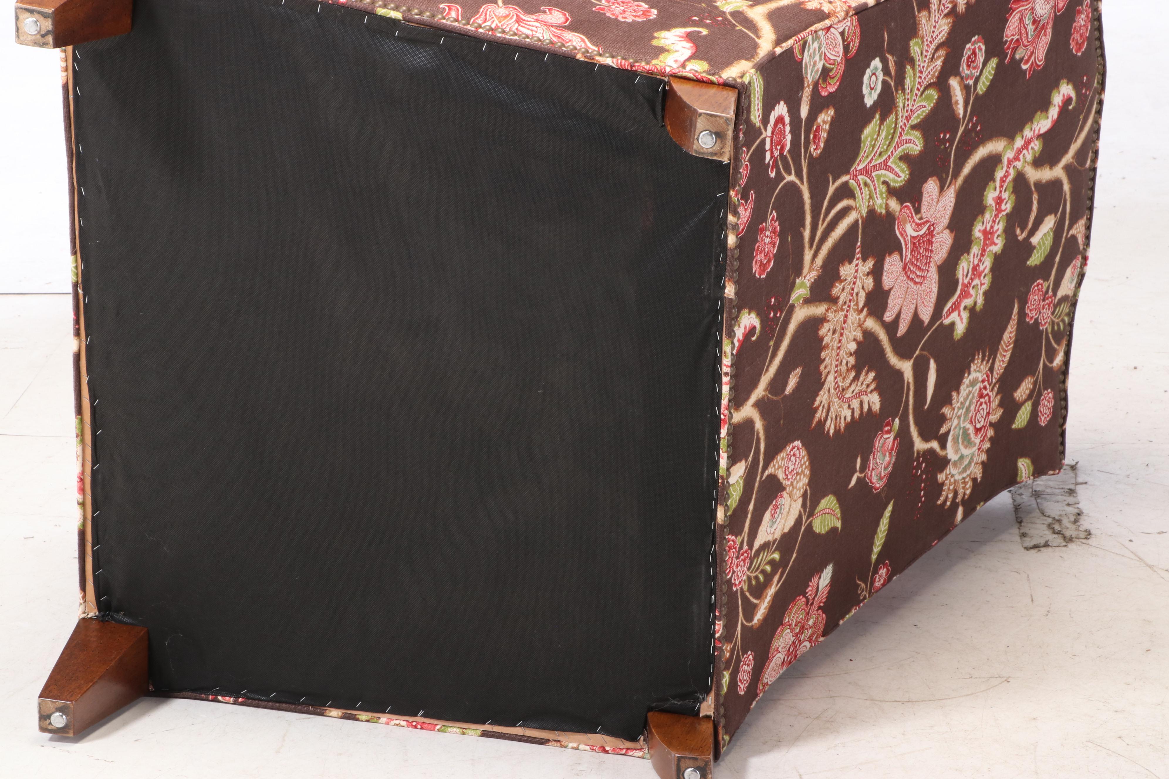 Sam Moore Contemporary Upholstered Wingback Chair