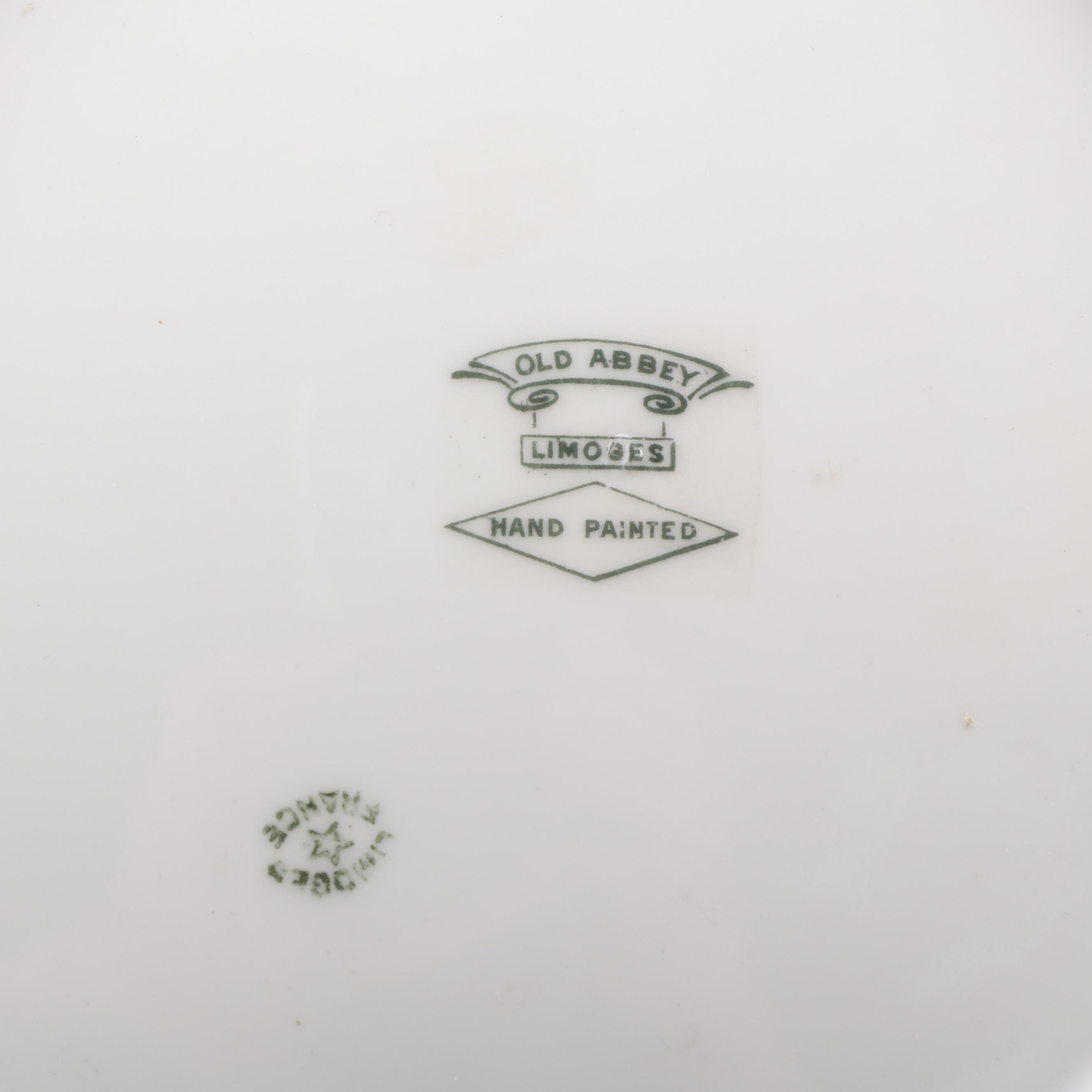 Continental Hand-Painted Porcelain Plates, Early to Mid-20th Century
