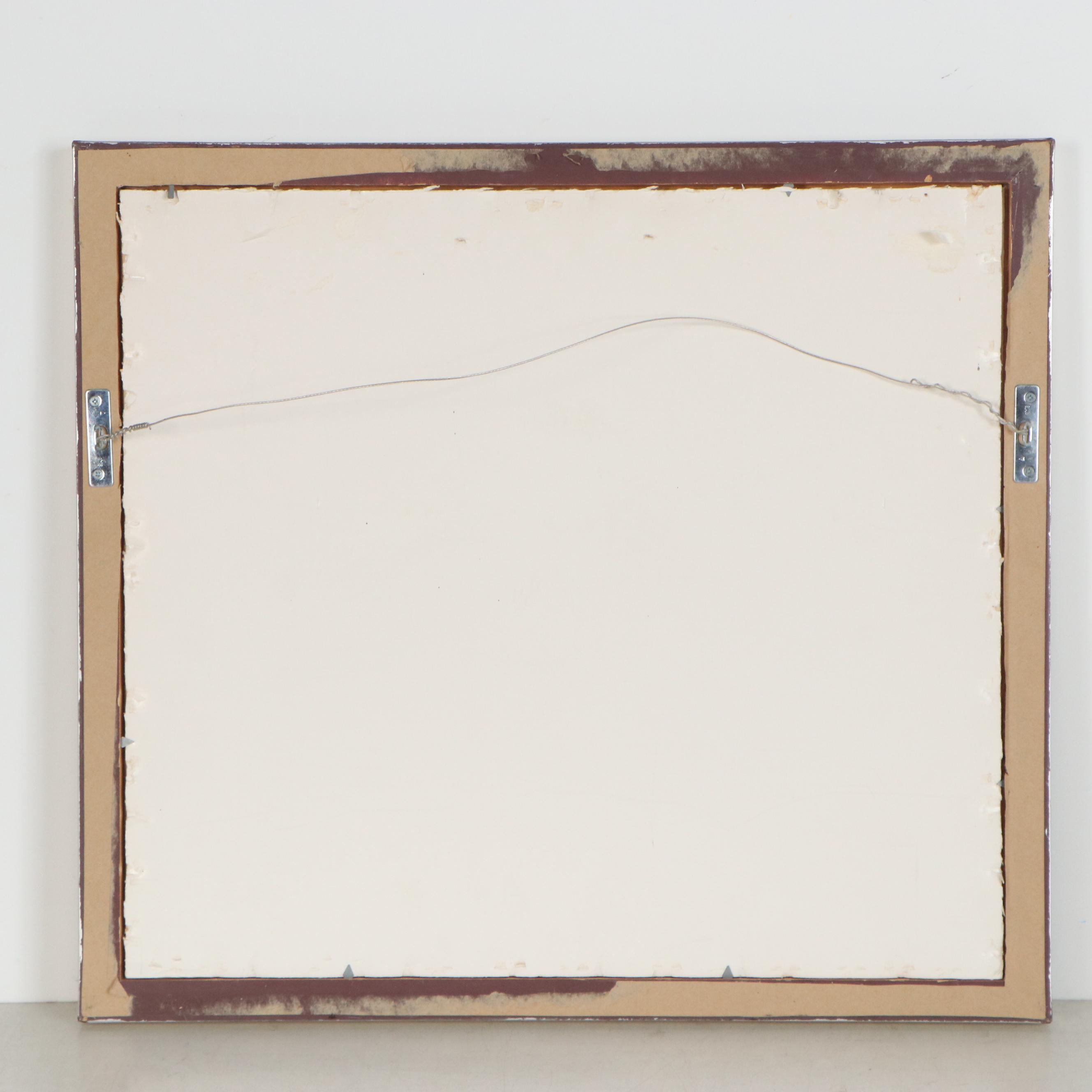 K.M. Kenneth Daly Oil Painting of Grey Horse, Late 20th Century