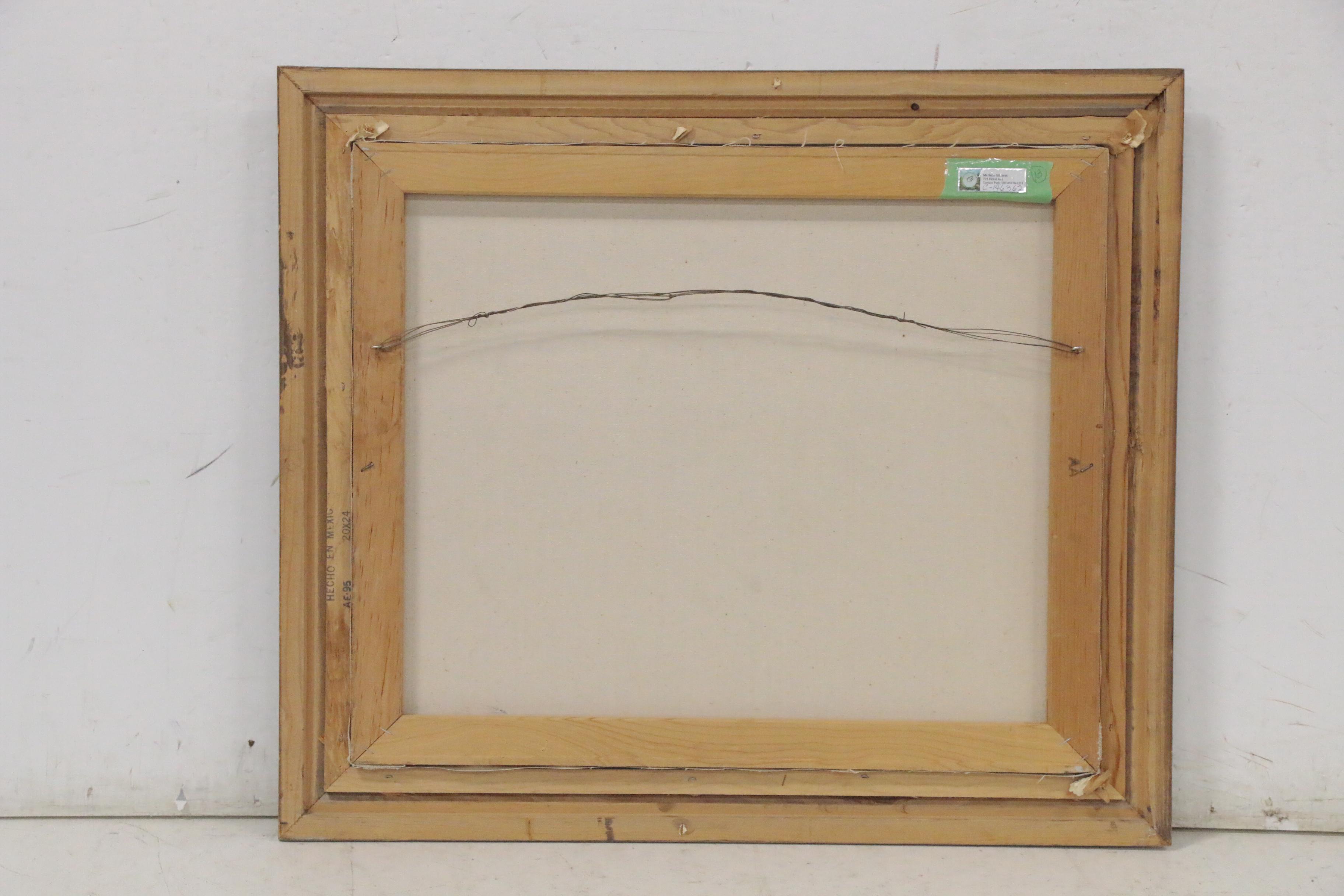 Oil Painting of Maltese Puppies, Late 20th Century