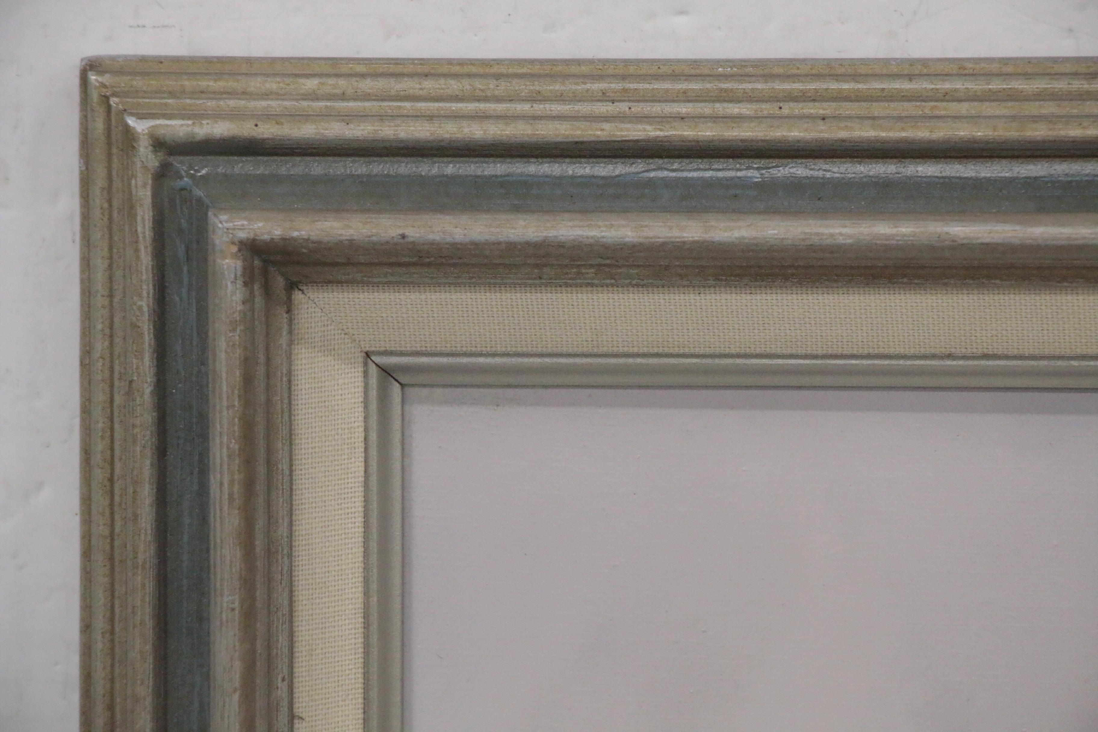 Oil Painting of Maltese Puppies, Late 20th Century