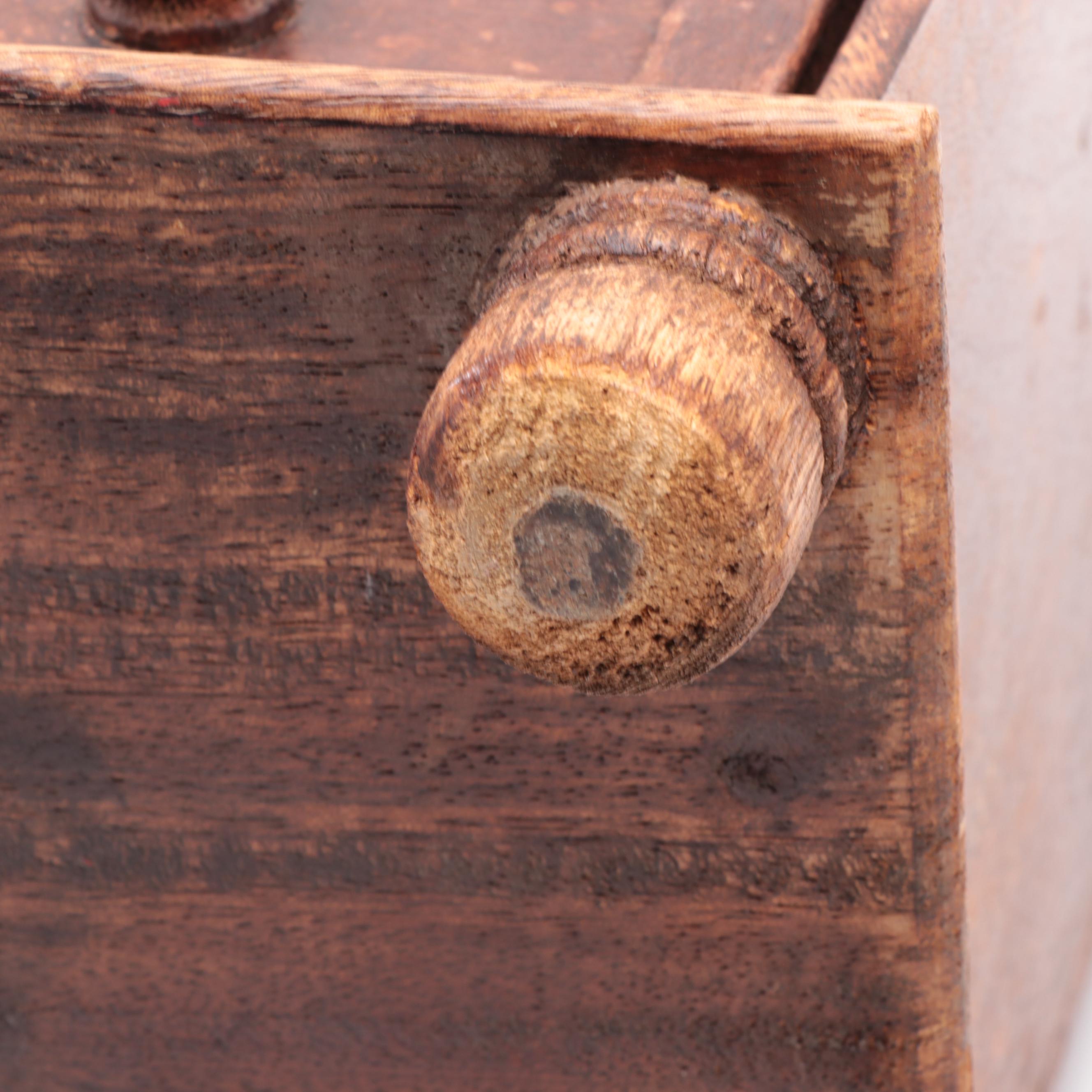 American Primitive Six-Drawer Apothecary Table Top Chest, Mid to Late 19th C.