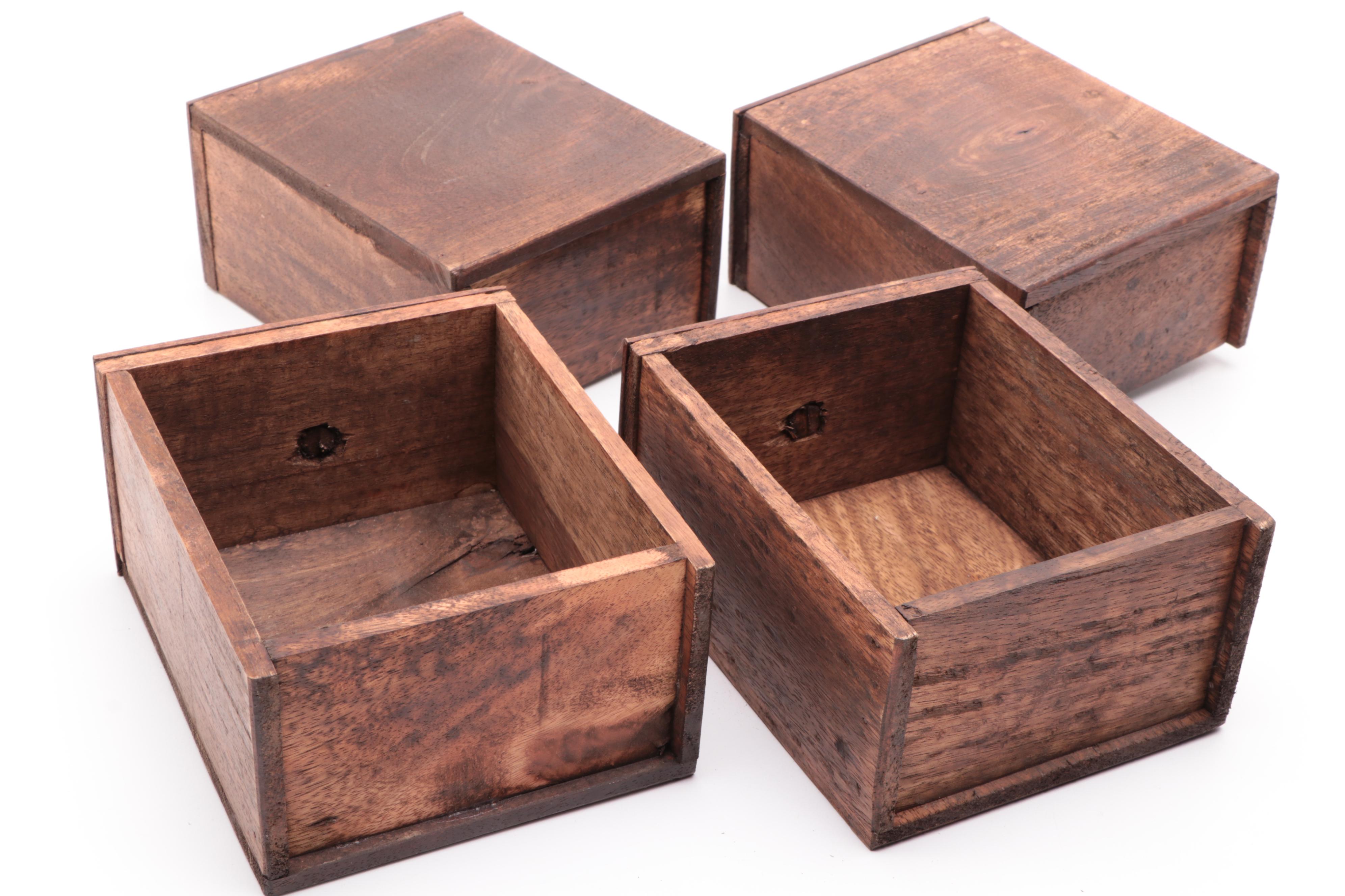 American Primitive Six-Drawer Apothecary Table Top Chest, Mid to Late 19th C.