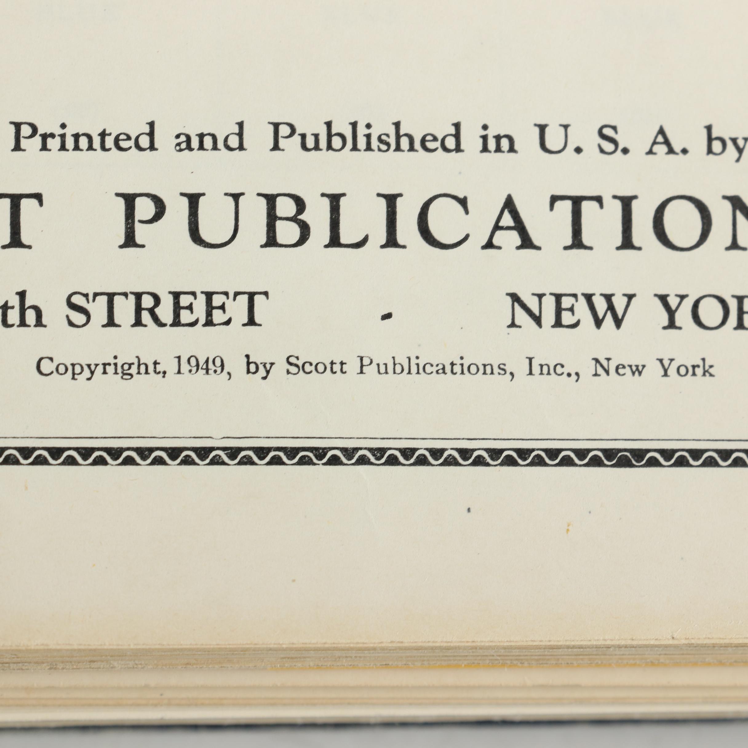 Scott American Album for US Postage Stamps, Mid 19th to Mid 20th Century