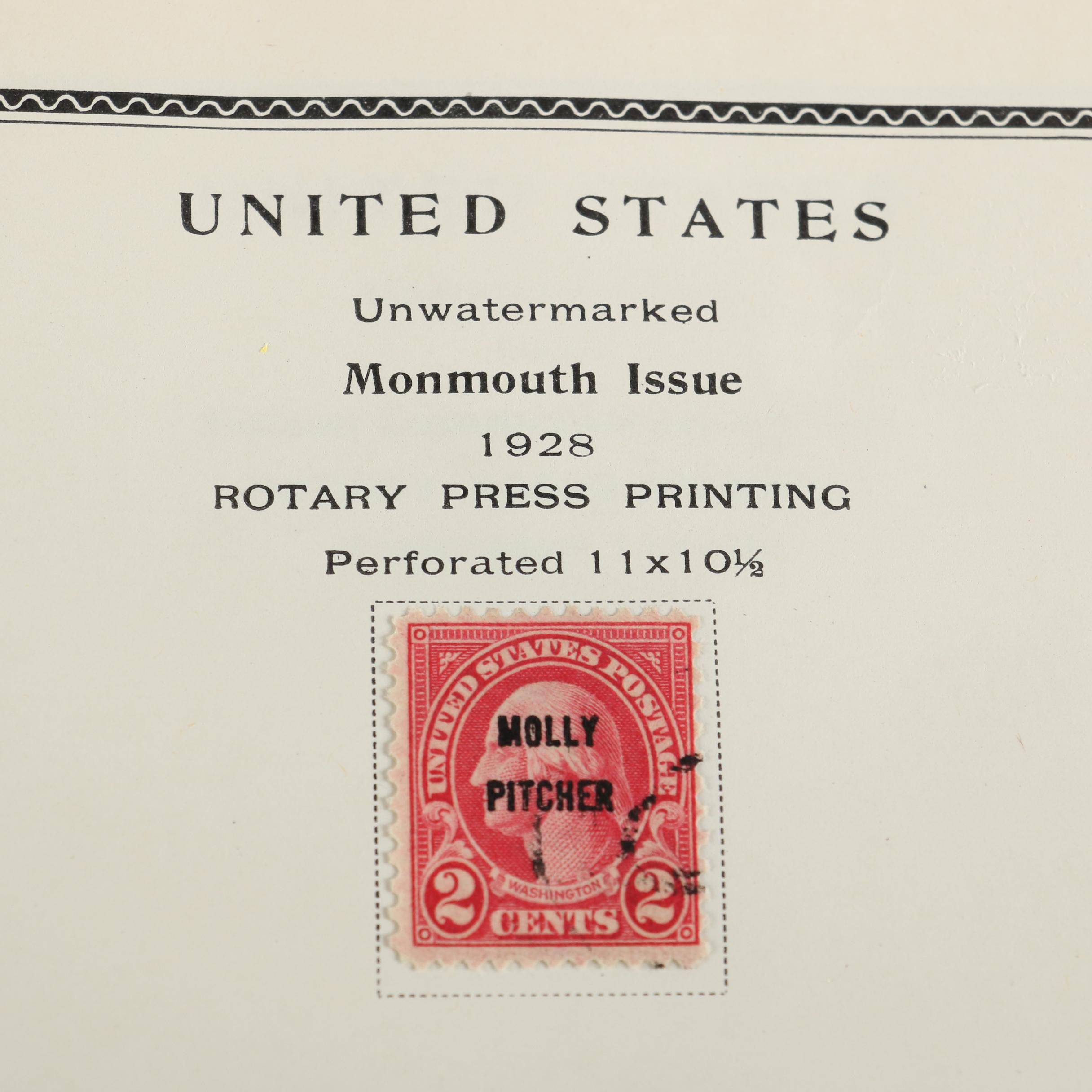 Scott American Album for US Postage Stamps, Mid 19th to Mid 20th Century