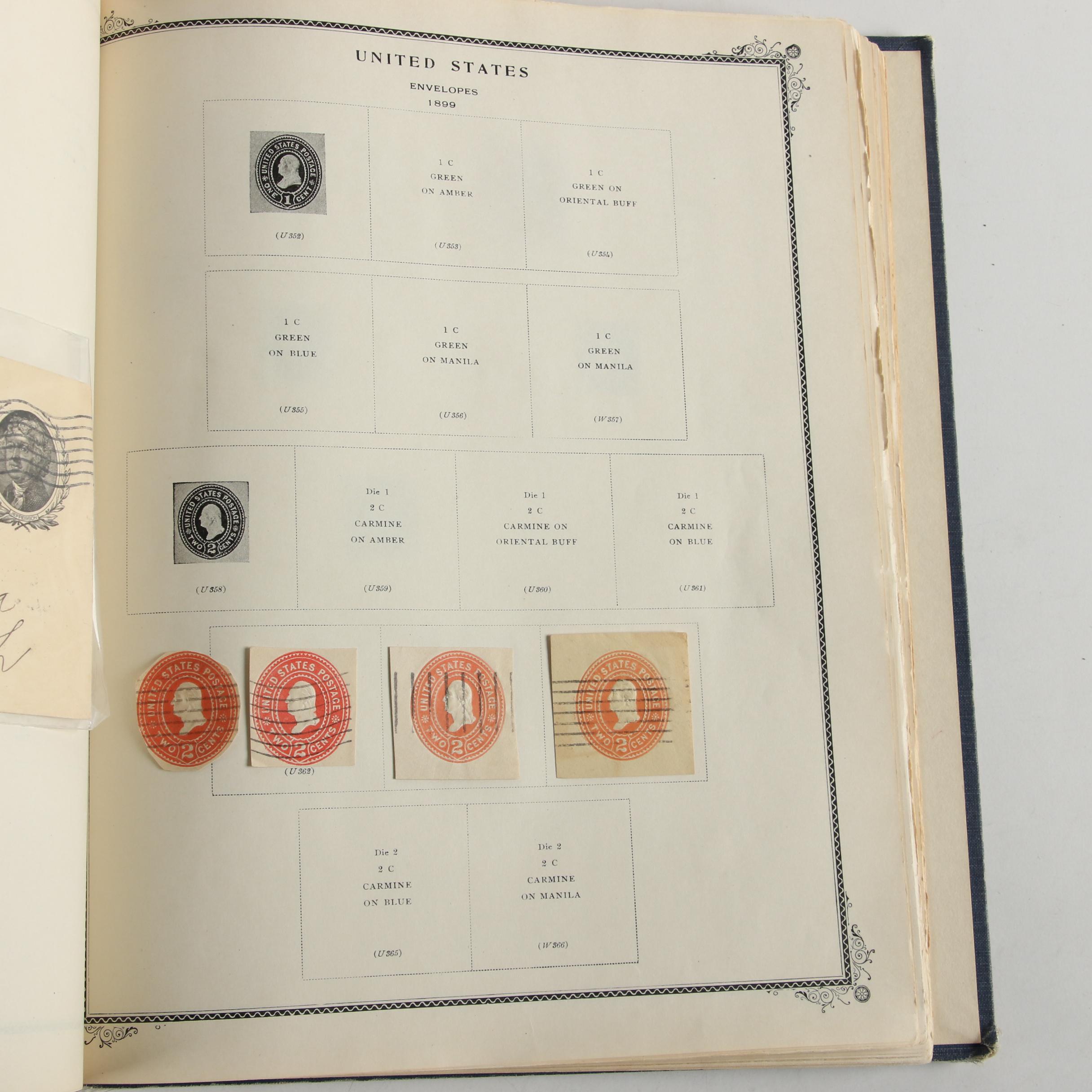 Scott American Album for US Postage Stamps, Mid 19th to Mid 20th Century