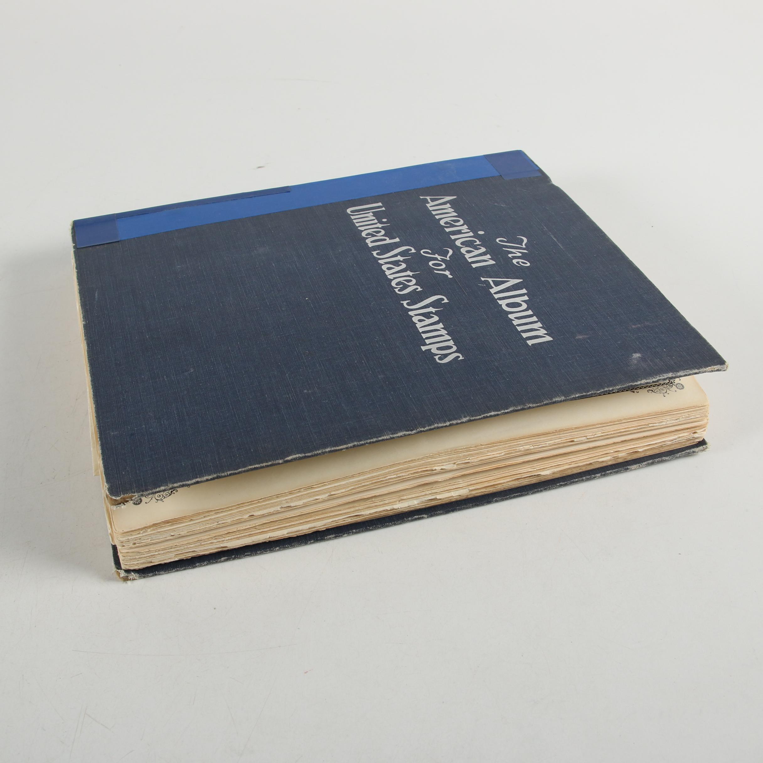 Scott American Album for US Postage Stamps, Mid 19th to Mid 20th Century