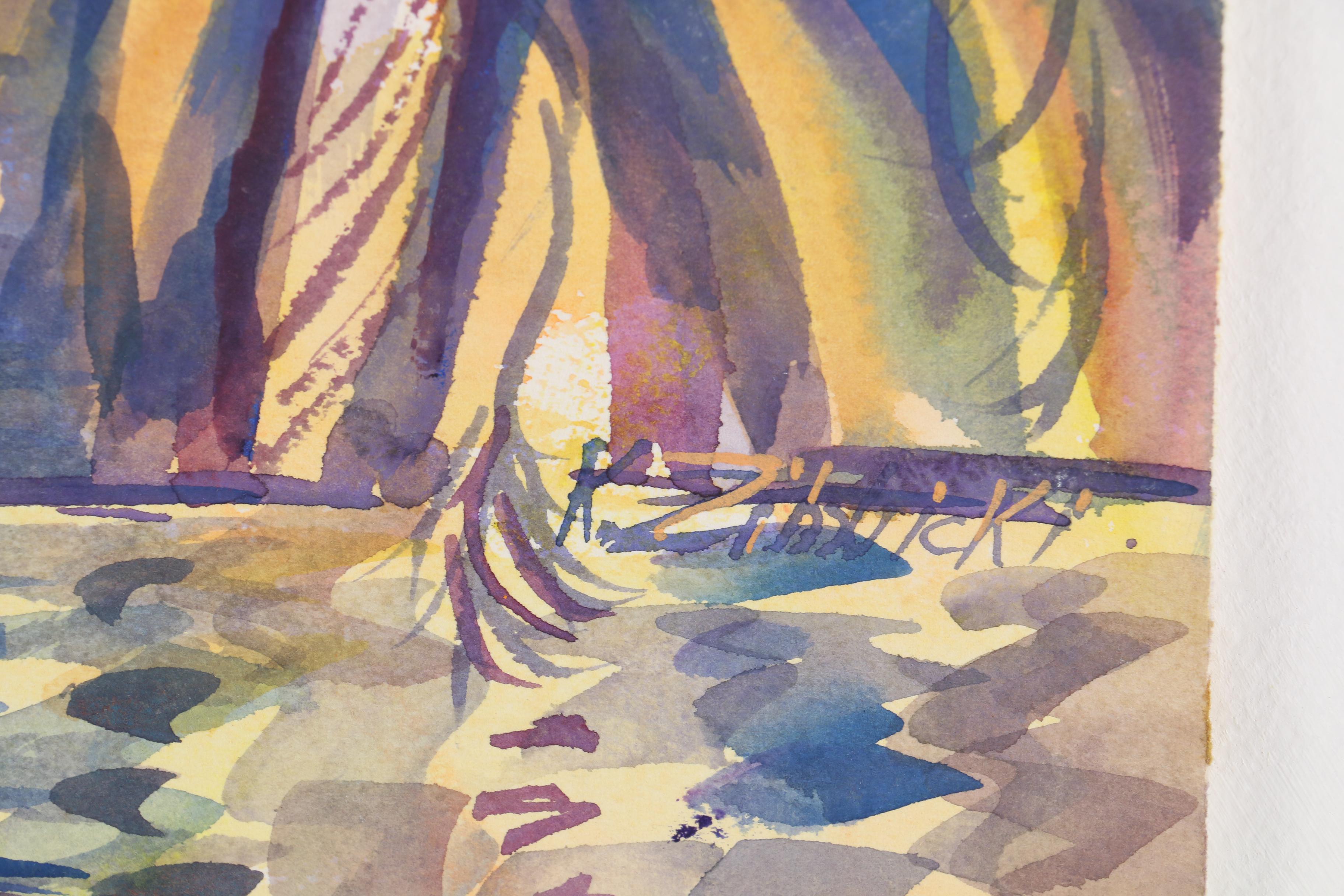 Kathleen Zimbicki Abstract Watercolor Painting