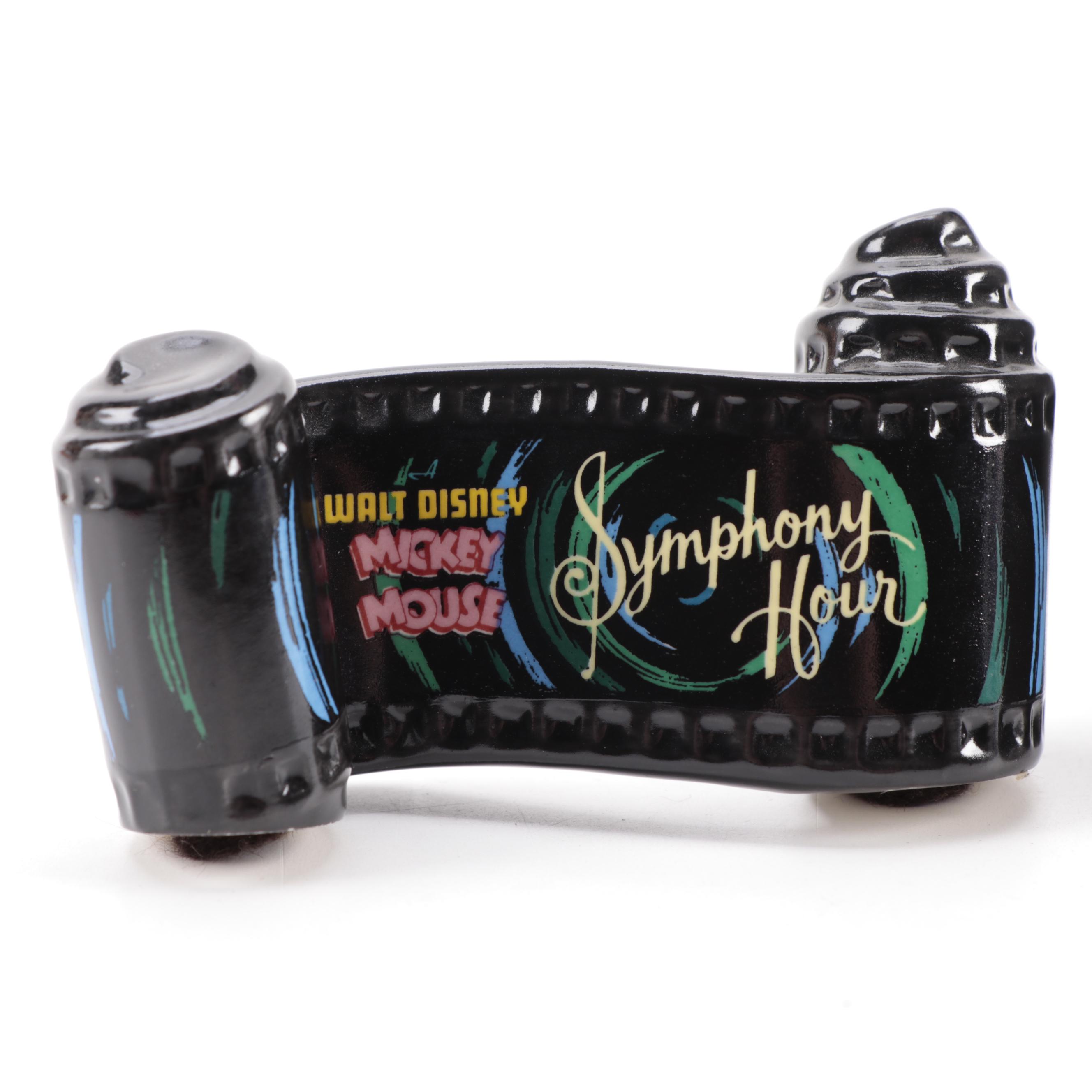 Disney "Symphony Hour" Donald Duck and Mickey Mouse Porcelain Figurines