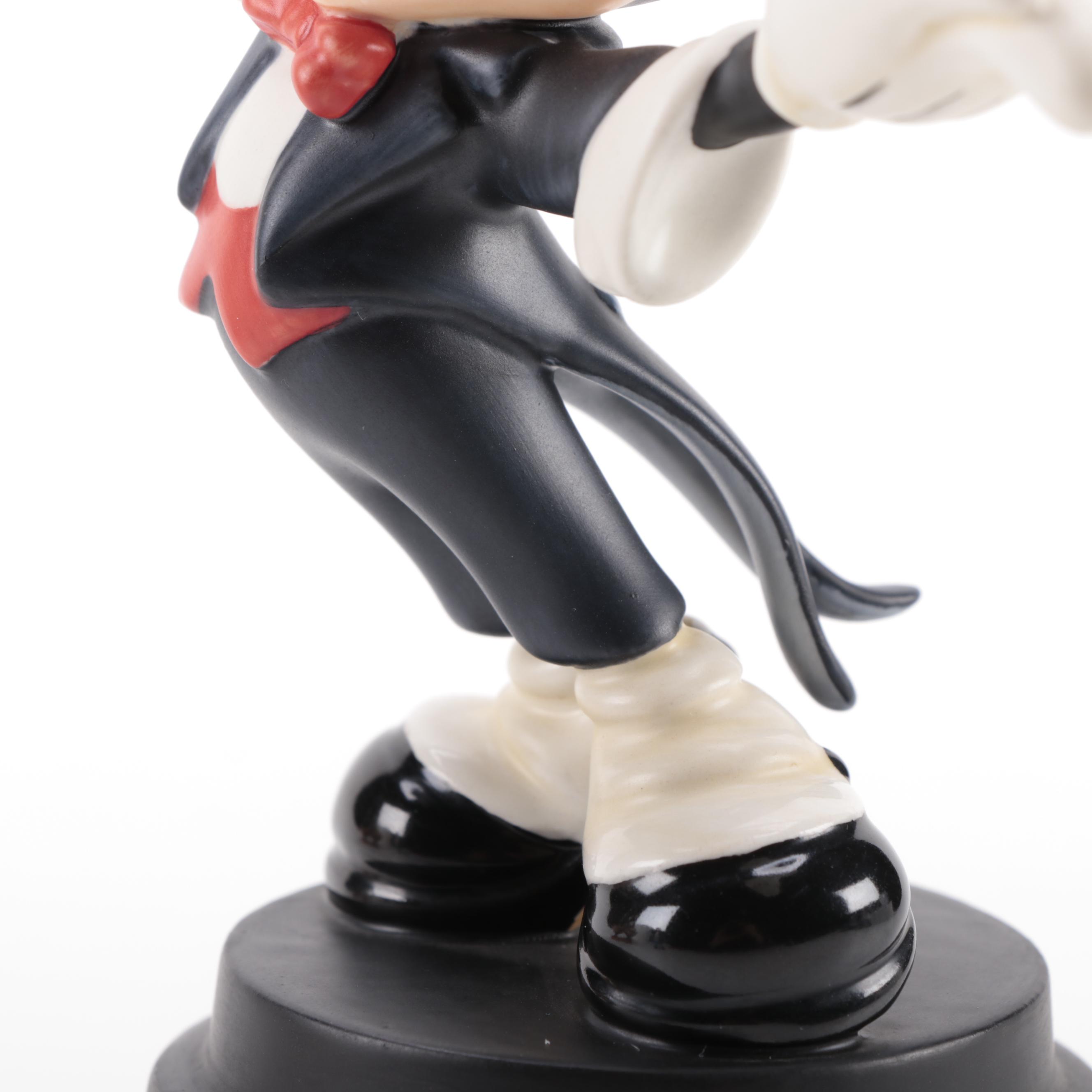 Disney "Symphony Hour" Donald Duck and Mickey Mouse Porcelain Figurines