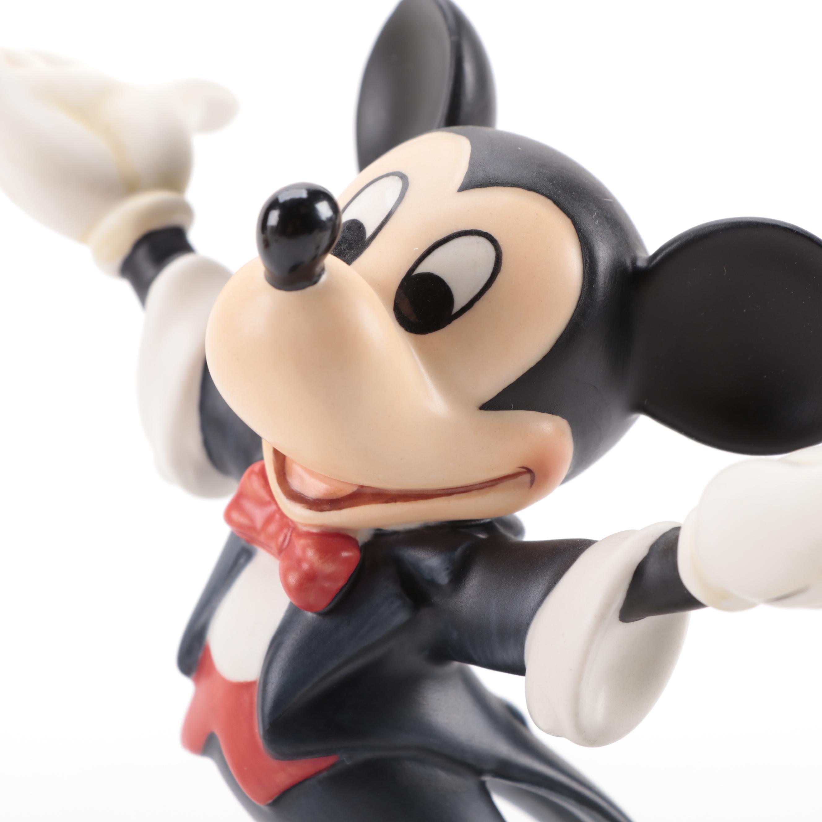 Disney "Symphony Hour" Donald Duck and Mickey Mouse Porcelain Figurines