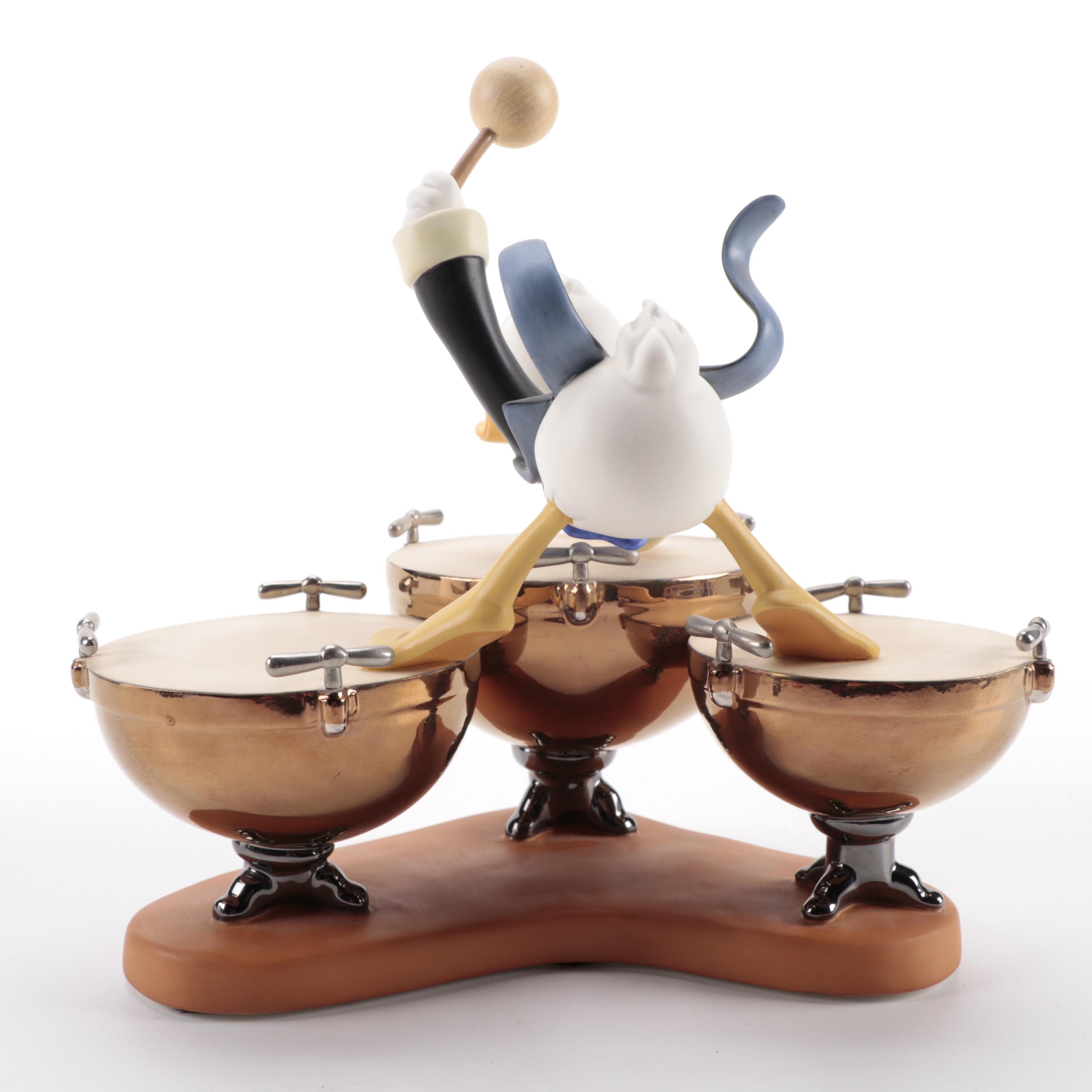 Disney "Symphony Hour" Donald Duck and Mickey Mouse Porcelain Figurines
