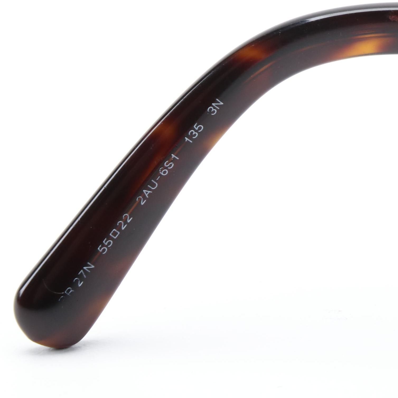 Prada Baroque PR27N Round Faux Tortoise Shell Sunglasses with Box