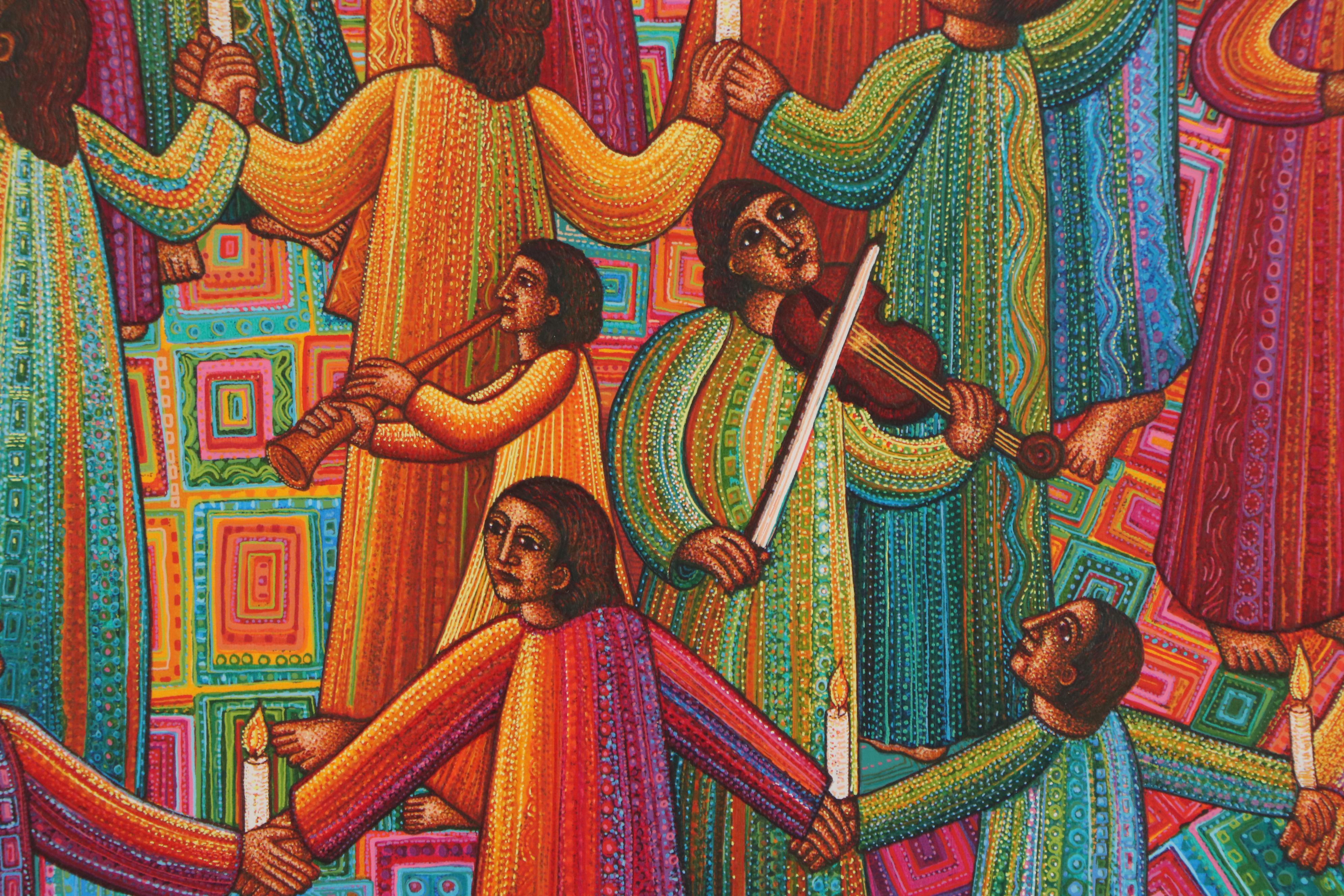 John August Swanson Serigraph "Celebration," 1997